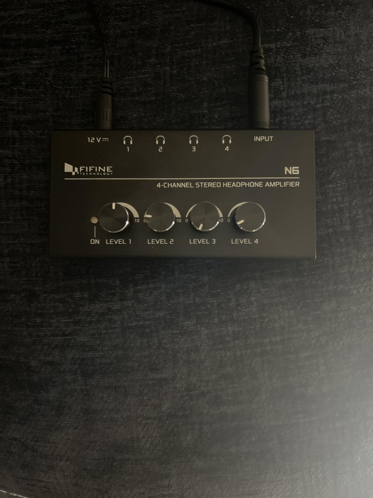 FIFINE N6 4 Channels Metal Stereo Headphone Amplifier for Audio Mixer customer photo 1