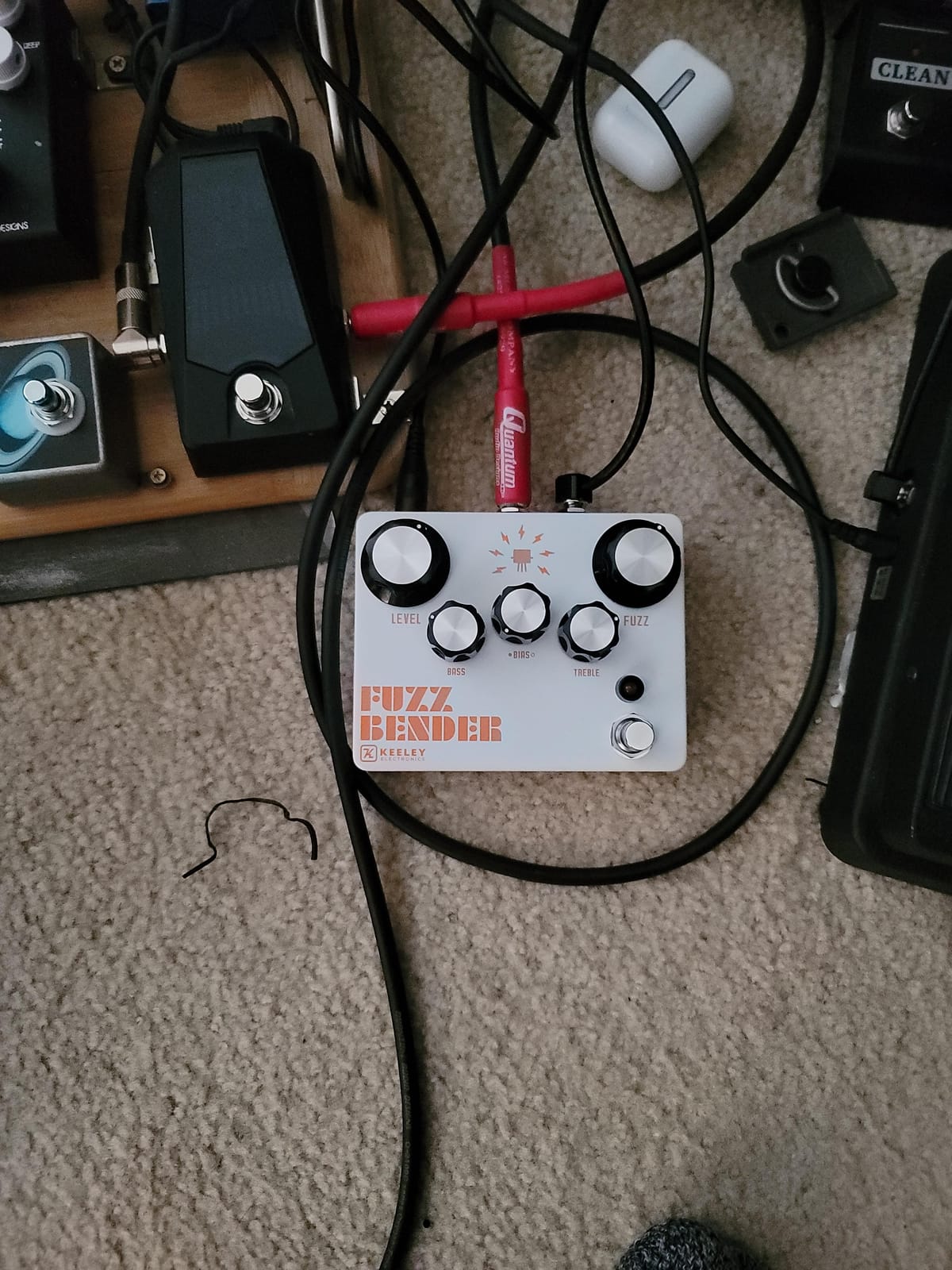 Keeley Fuzz Bender, White (KFBender) customer photo 2