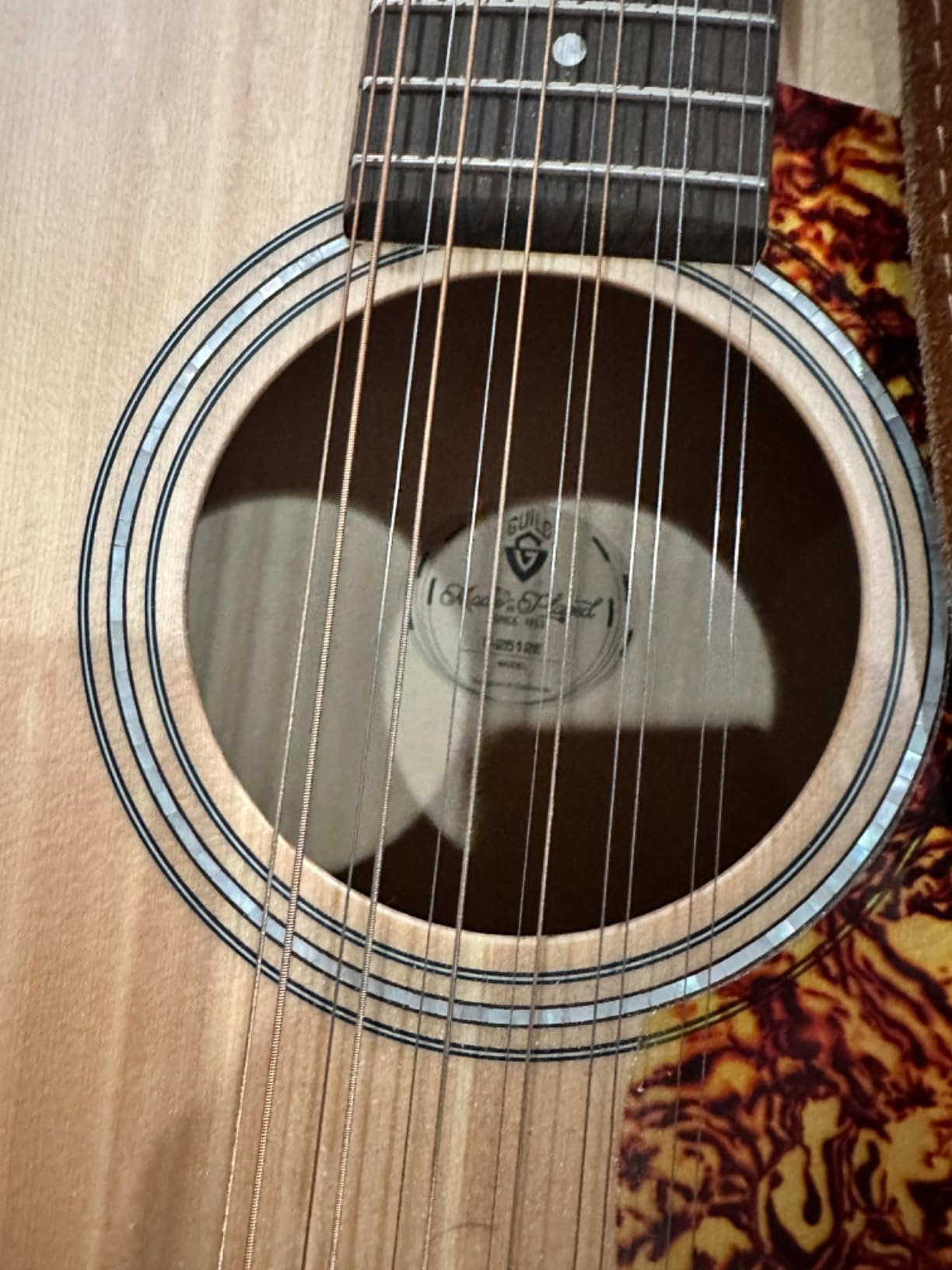 Guild F2512E 12String Acoustic Electric Natural customer photo 1