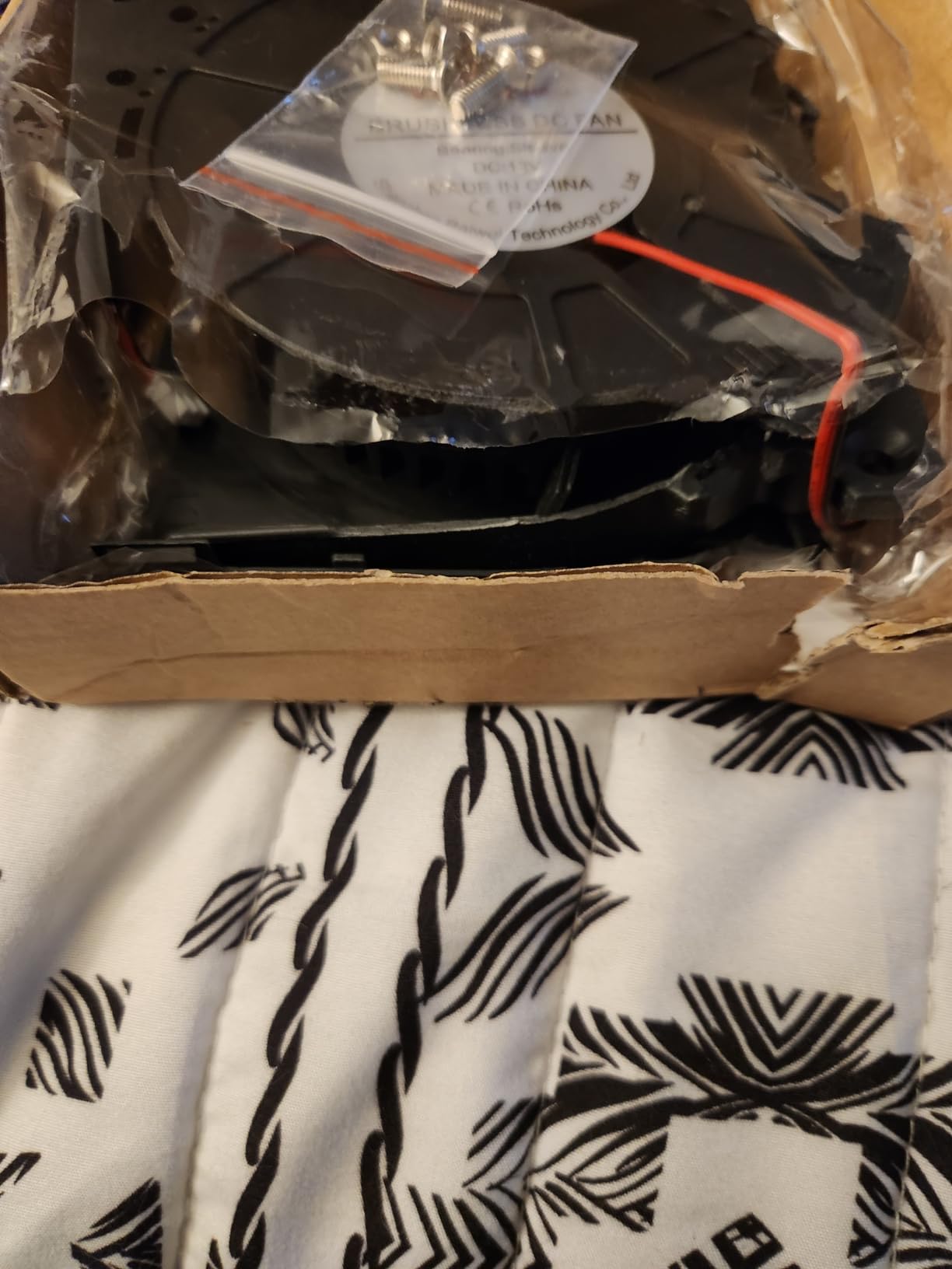 Wathai 120mm x 32mm 12V Brushless Cooling Blower Fan DC Centrifugal Fan 2p customer photo 1