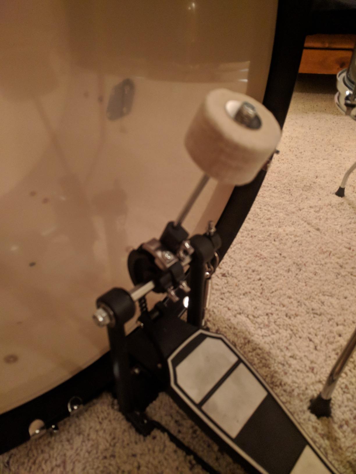 Drum Set Eastar 22 inch for Adults, 5 Piece Full Size Drum Kit Junior Beginner with Pedal Cymbals Stands Stool and Sticks, Metallic Blue customer photo 1