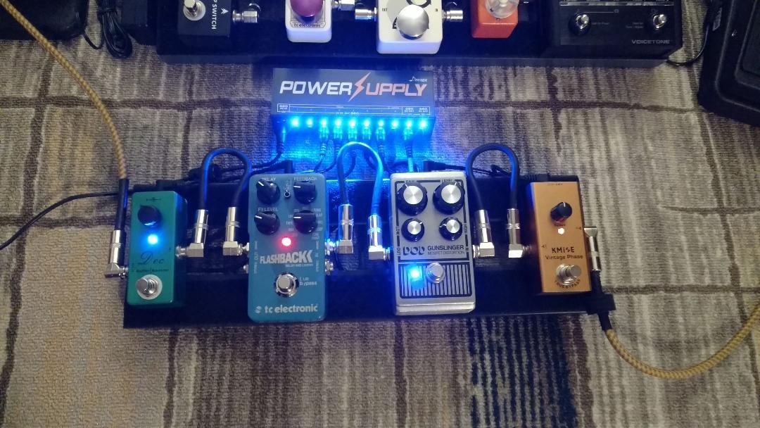Kmise Vintage Phase Electric Guitar Effects Pedal,True Bypass,Tip‑Negative customer photo 2