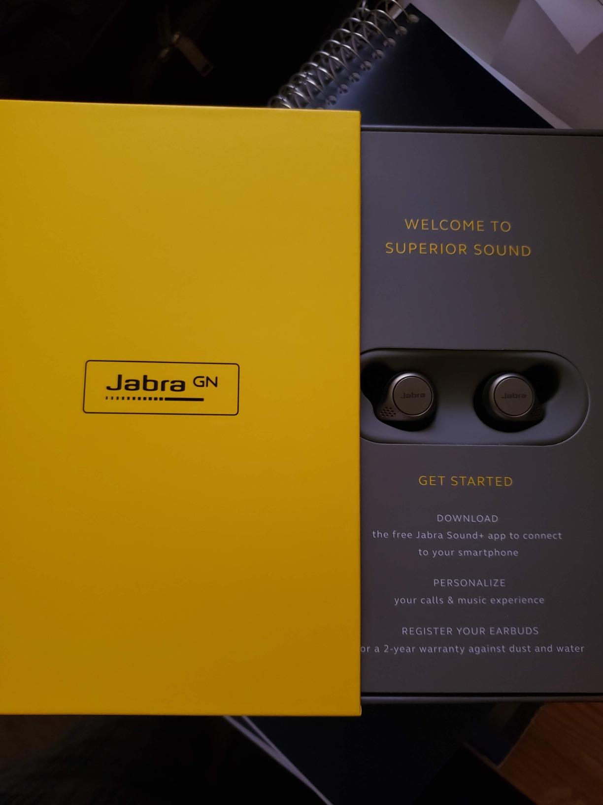 Jabra Elite 75t– True Wireless Earbuds with Charging Case, Titanium Black – Active Noise Cancelling Bluetooth Earbuds with a Comfortable, Secure Fit, Long Battery Life, Great Sound customer photo 1