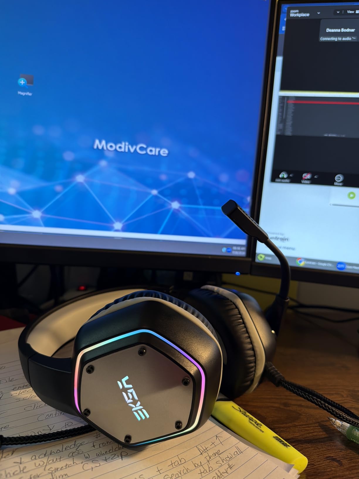 EKSA E1000 USB PC Gaming Headset with Mic, 7.1 Surround Sound customer photo 1