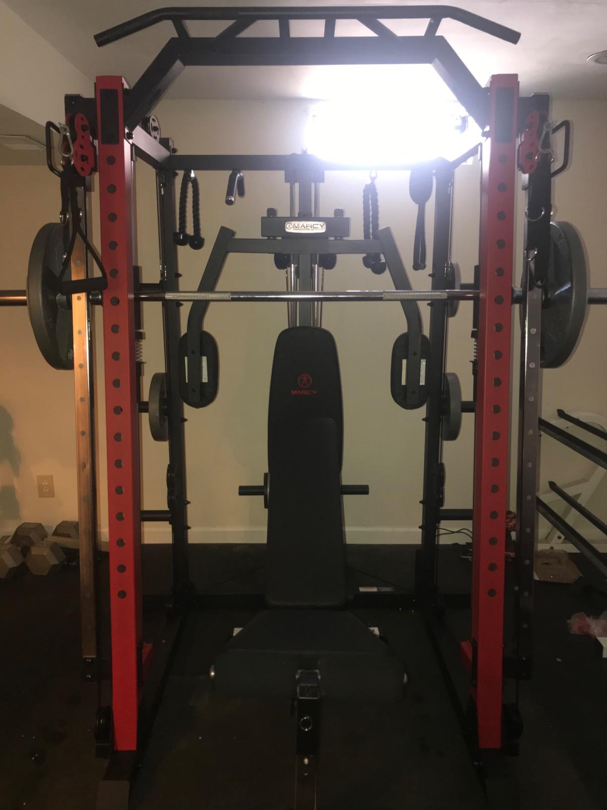 Marcy Smith Machine Cage System Home Gym Multifunction Rack, Customizable Training Station customer photo 1
