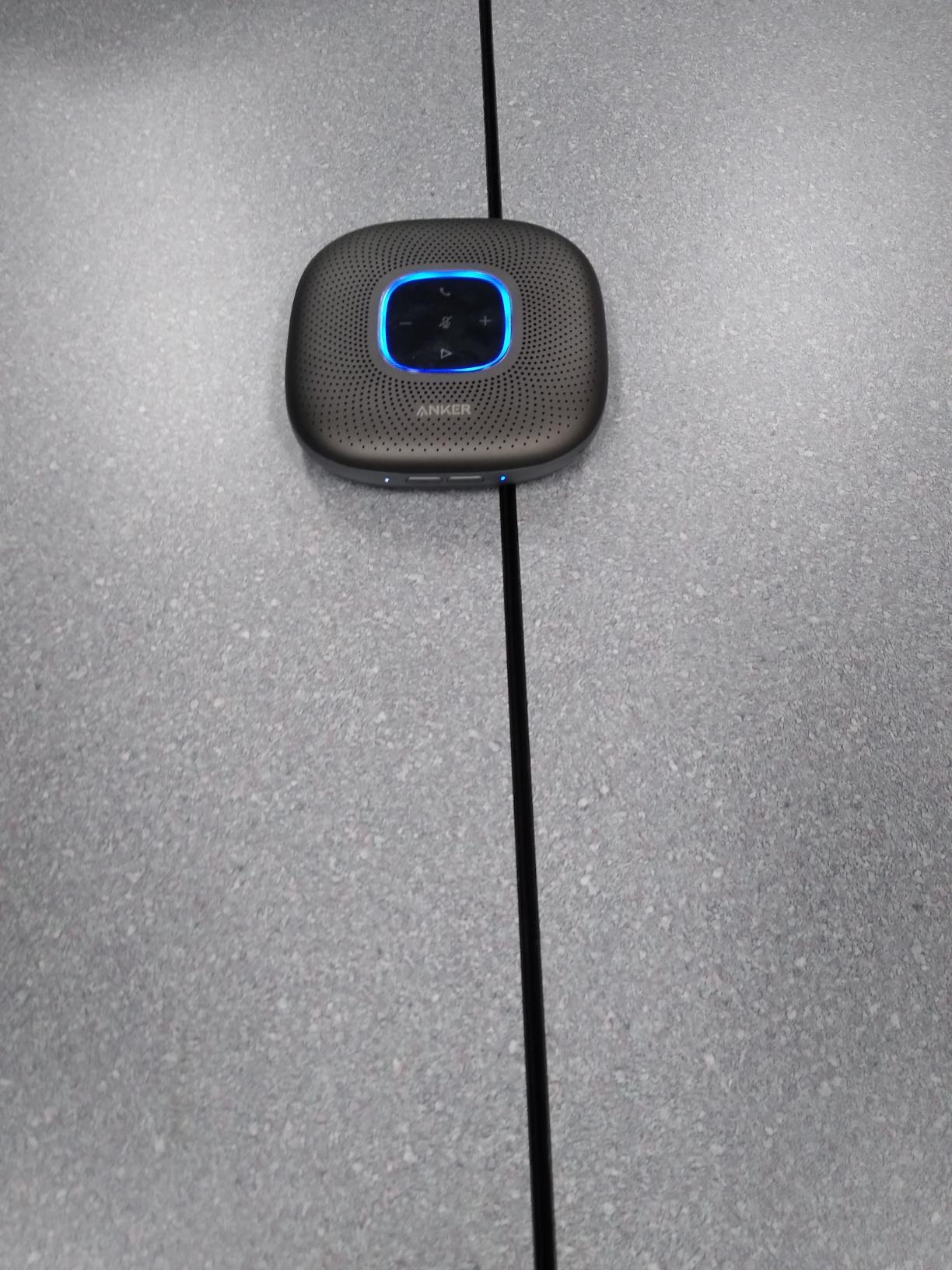 Anker PowerConf Speakerphone, Zoom Certified Conference Speaker with 6 Mics customer photo 1