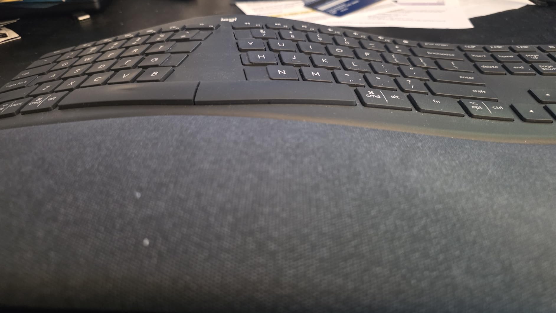 Logitech Ergo K860 Wireless Ergonomic Split Keyboard with Wrist Rest customer photo 1