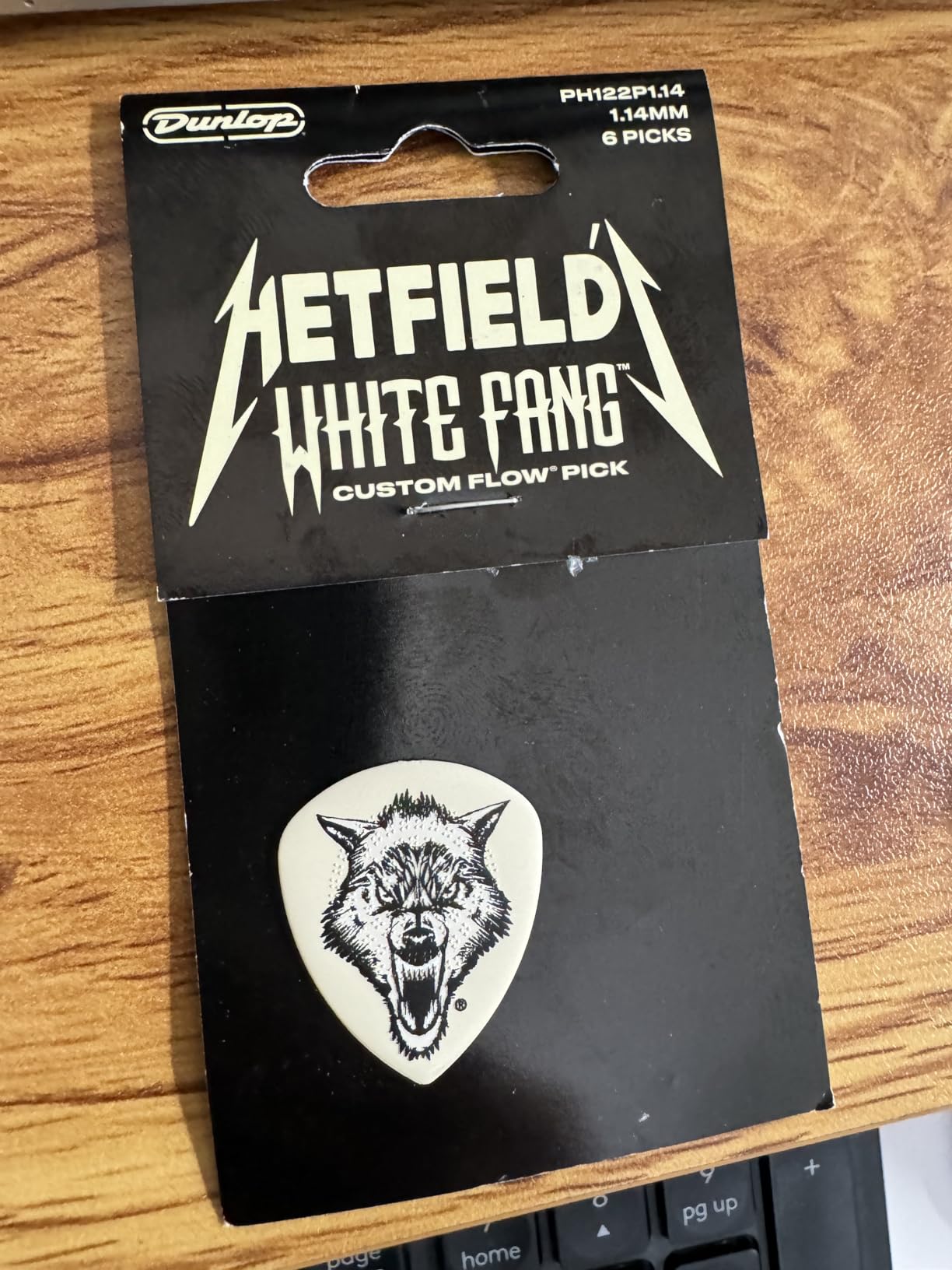 Jim Dunlop Hetfield's White Fang Pick Tin 1.14MM customer photo 1