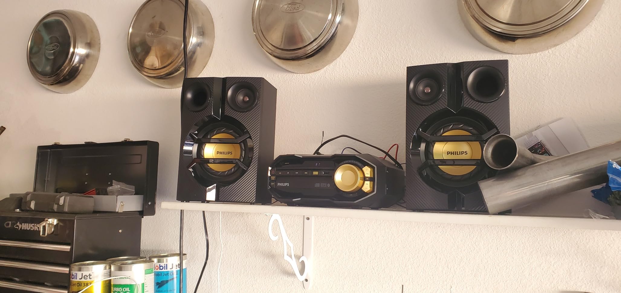 PHILIPS FX10 Bluetooth Stereo System for Home with CD Player , MP3, USB, FM Radio, Bass Reflex Speaker, 230 W, Remote Control Included customer photo 2