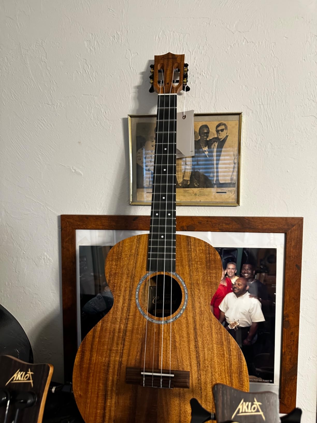 Caramel CB207 Acacia Baritone Acoustic Electric Ukulele with Truss Rod customer photo 2