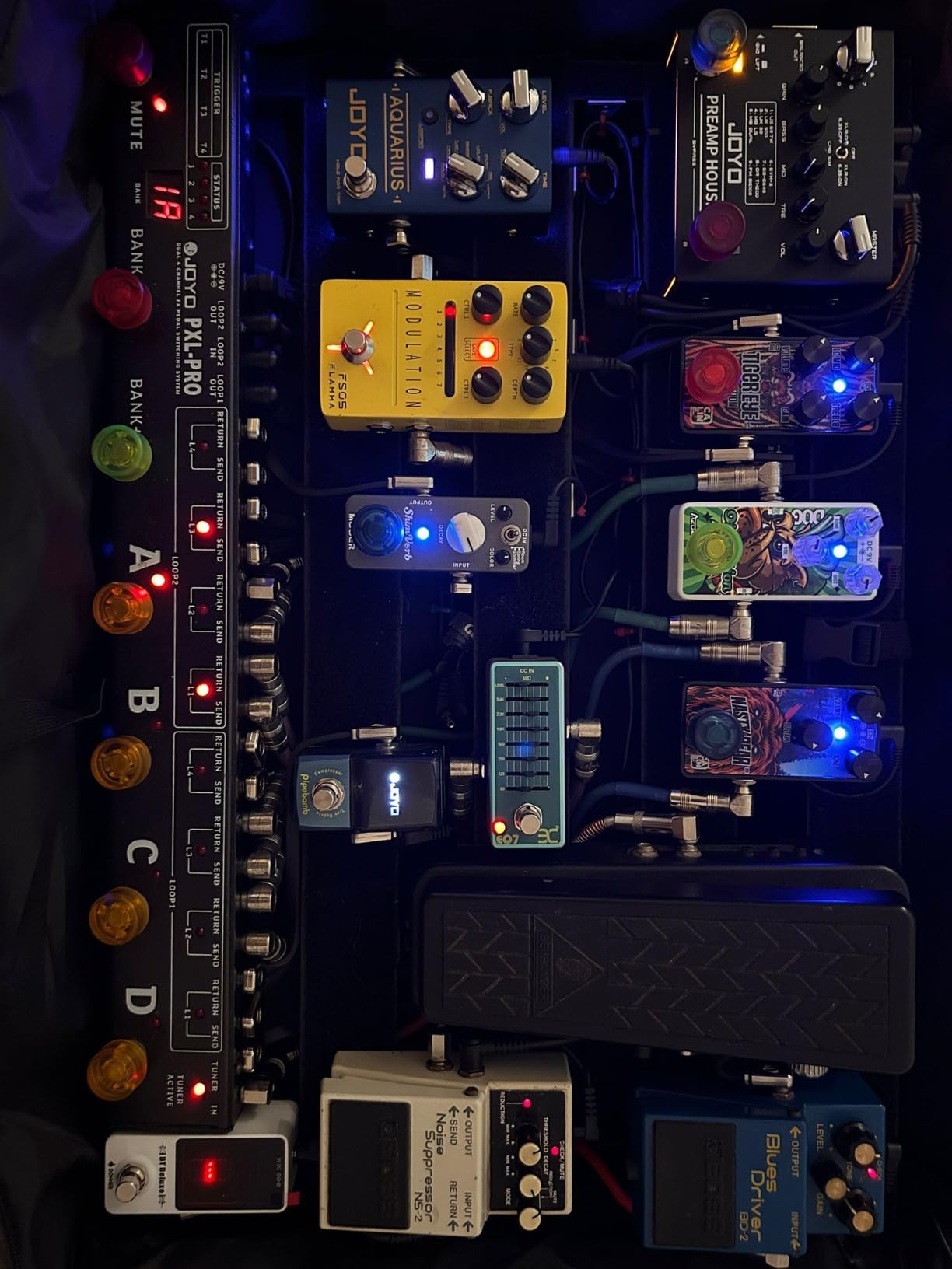 JOYO Amp Simulator Guitar Pedal, 9 Amp Models with Dual Channel & 18 Tones, IR Cab Sim, XLR Out & FX Loop, Bypass (Preamp House R-15) customer photo 2