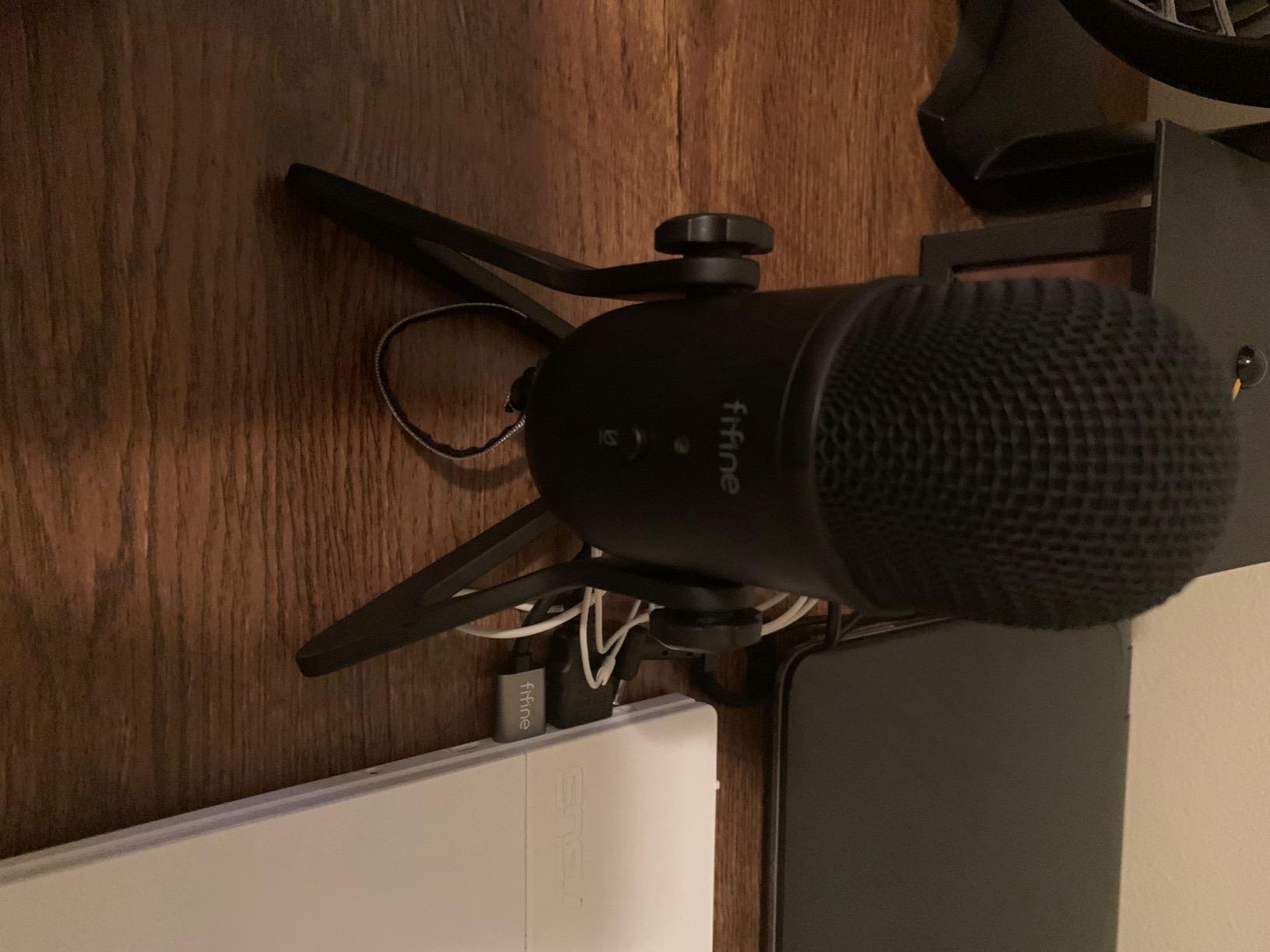 FIFINE K678 USB Podcast Microphone for Recording Streaming customer photo 1
