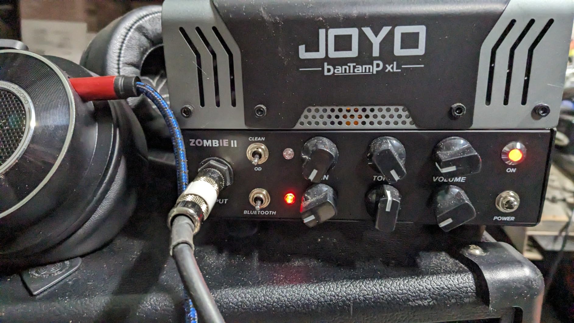 JOYO Zombie-II BanTamp XL Series Mini Amp Head 20W Hybrid Tube 2-Channel Guitar Amplifier with Bluetooth (No Sound, Need Extra Speaker) customer photo 2