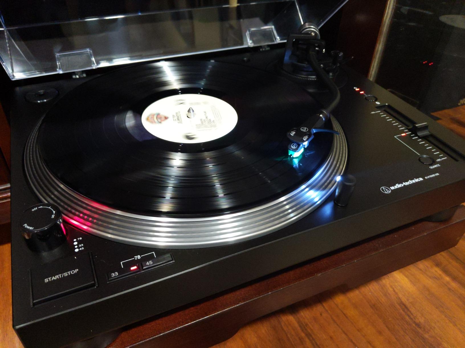 Audio-Technica AT-LP120XBT-USB-BK Wireless Direct-Drive Turntable (Analog, Wireless & USB), Fully Manual, 3 Speed, Convert Vinyl to Digital, Built-in Pre-Amp, Black customer photo 1