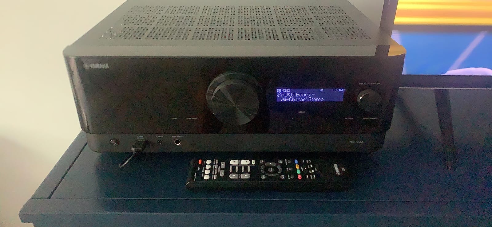 YAMAHA RX-V4A 5.2-Channel AV Receiver with MusicCast customer photo 2