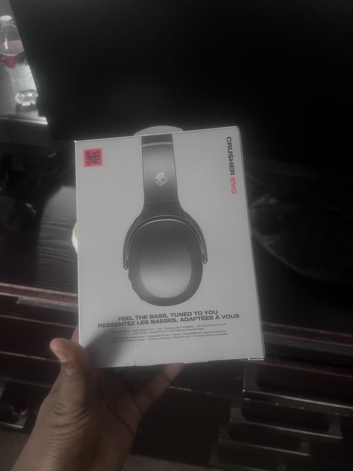 Skullcandy Crusher Evo Wireless Multi-Sensory Bass Headphones - True Black customer photo 2