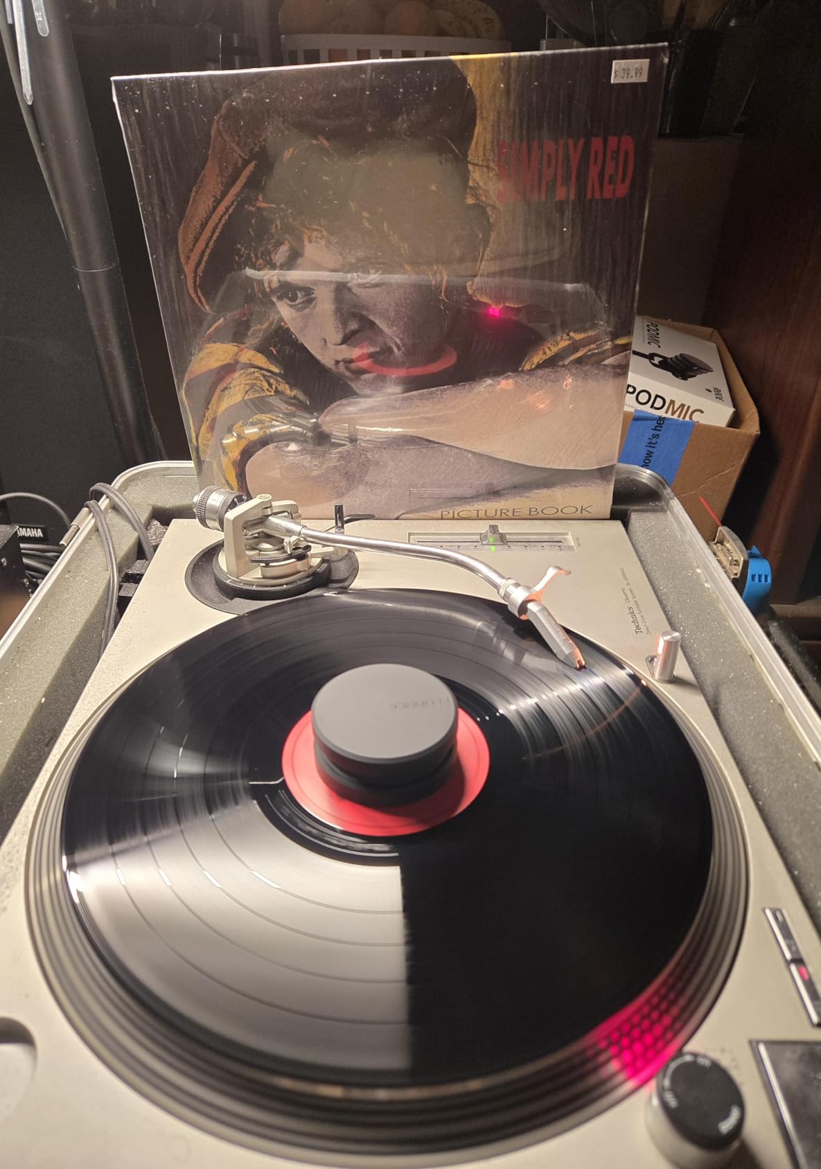 Fluance HiFi Vinyl Record Weight Stabilizer High Mass 760 gram Steel LP Disc Turntable Accessory with Antiresonance Rubberized Coating and Protective Velvet Pad for Vibration Damping (RW03) customer photo 1
