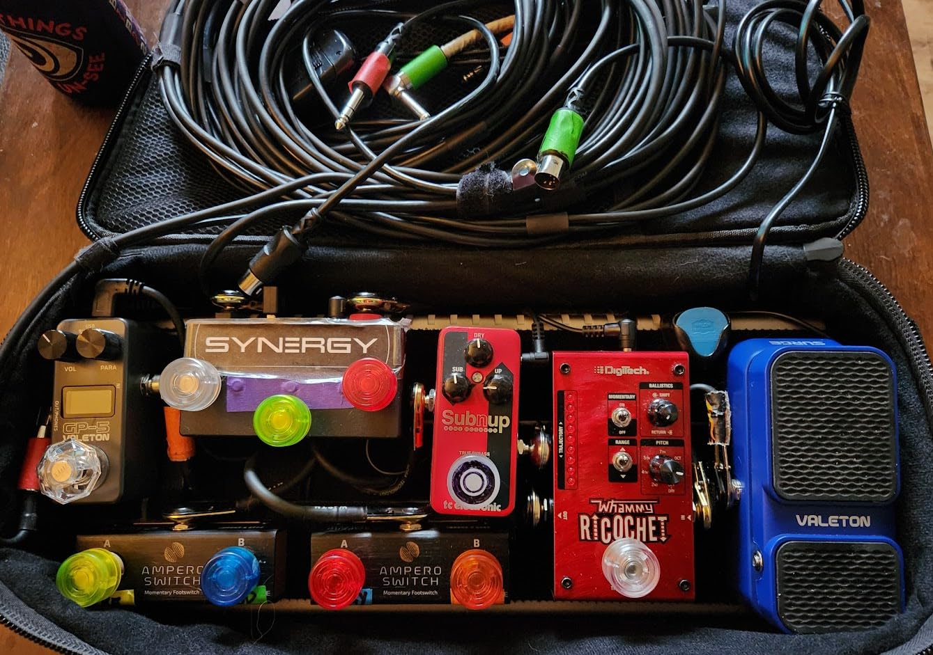 Hotone Dual Footswitch Pedal Momentary 2-Way Pedal Foot Switch Controller Ampero Switch 6.35 mm customer photo 2