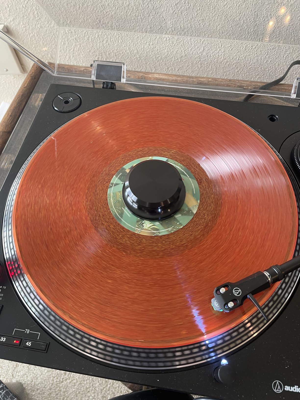 PRO SPIN White Acrylic Turntable Mat - Platter Slipmat for 12
