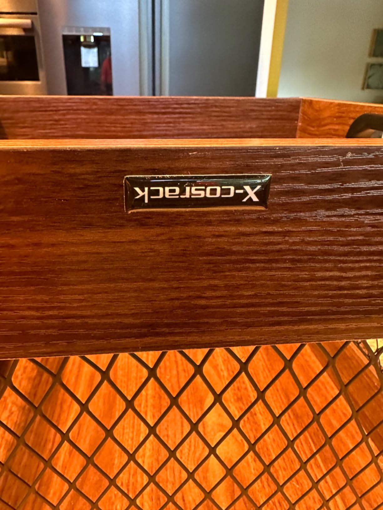 X-cosrack Vinyl Record Storage Crate, Wooden LP Record Organizer, Holds 60–80 Records, Classic Cube Storage for Albums customer photo 2