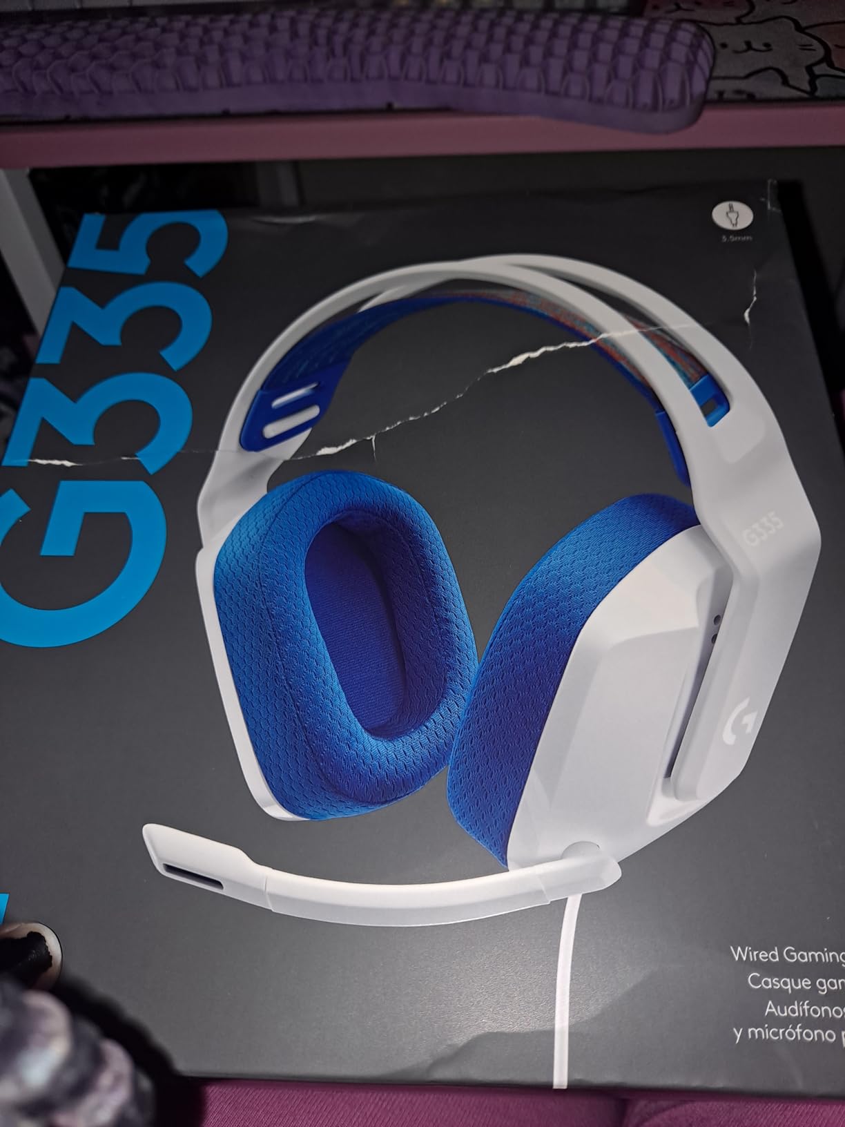 Logitech G335 Wired Gaming Headset (with Flip to Mute Microphone) - Black customer photo 2