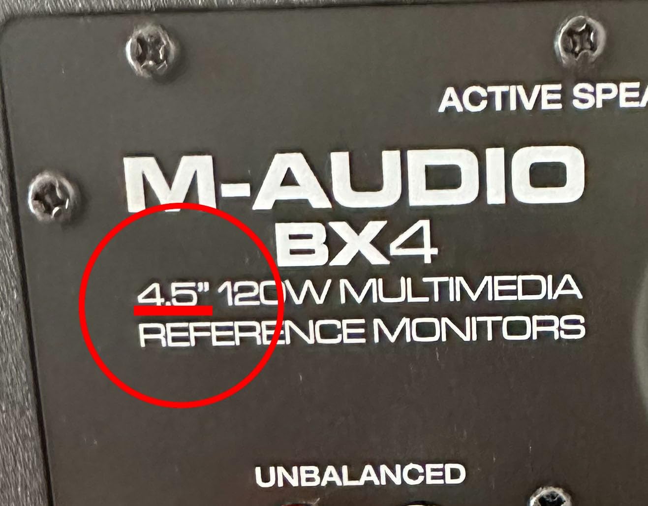 M-AUDIO BX4 4.5