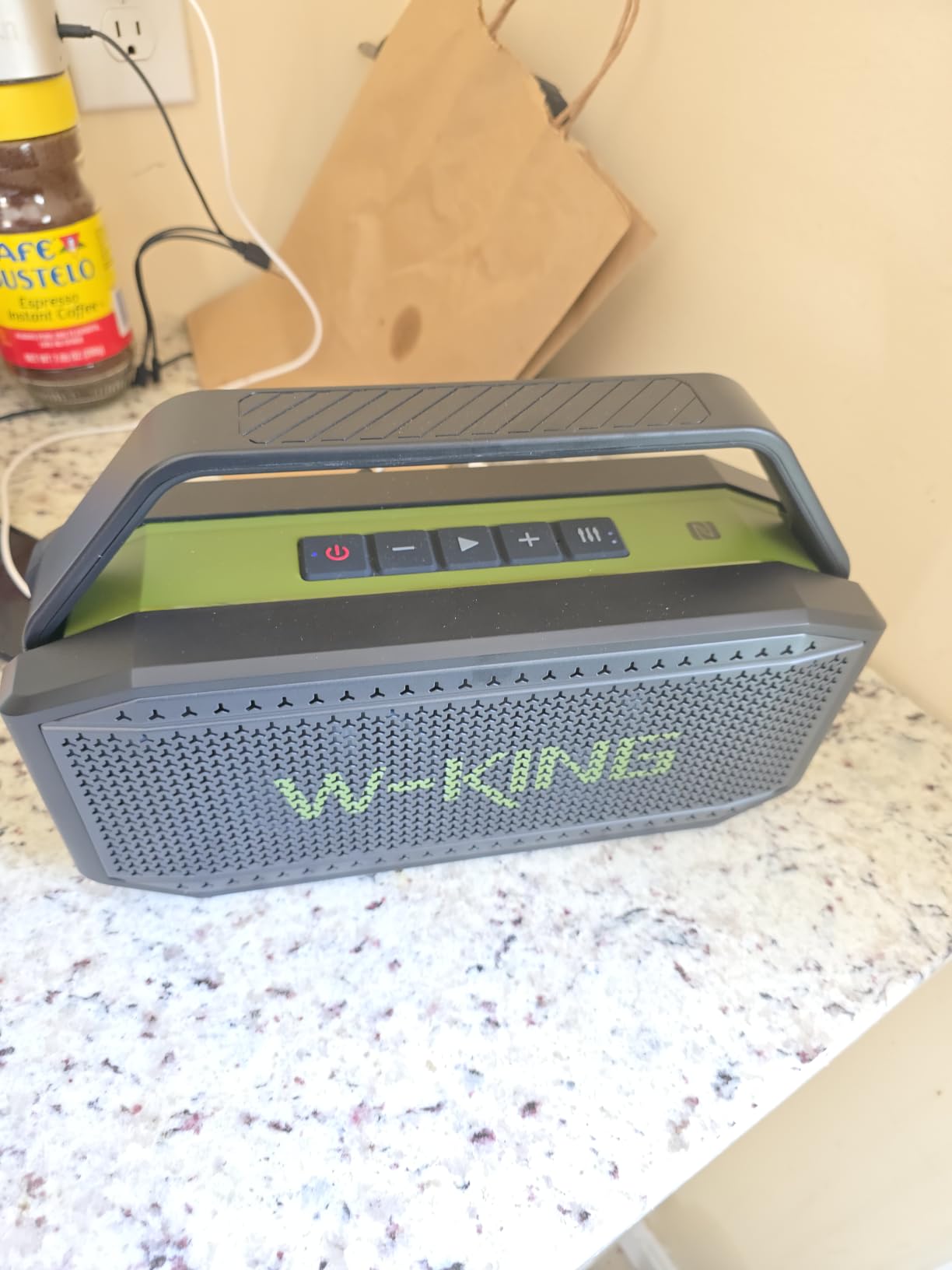 W-KING Bluetooth Speaker, 100W Peak Outdoor Portable Loud Speakers Wireless customer photo 1