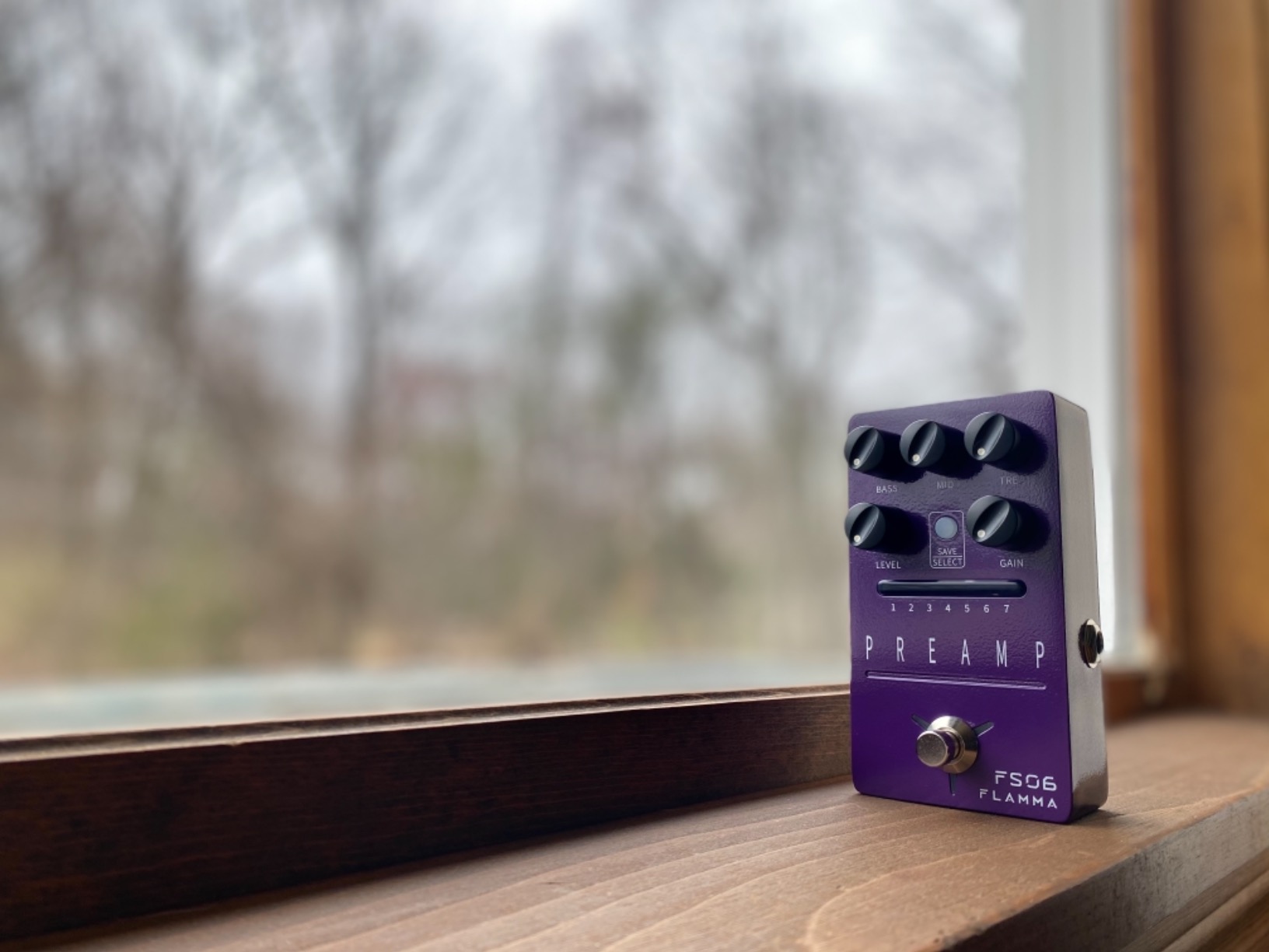 FLAMMA FS06 Digital Preamp Pedal Guitar Effects Pedal with Built-in Cabinet Simulation 7 Preamp Models Saveable Preset customer photo 2