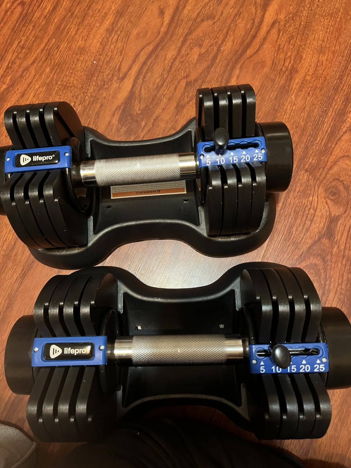 Lifepro Adjustable Dumbbells & Weights for Home Gym, Quick-Adjust customer photo 1