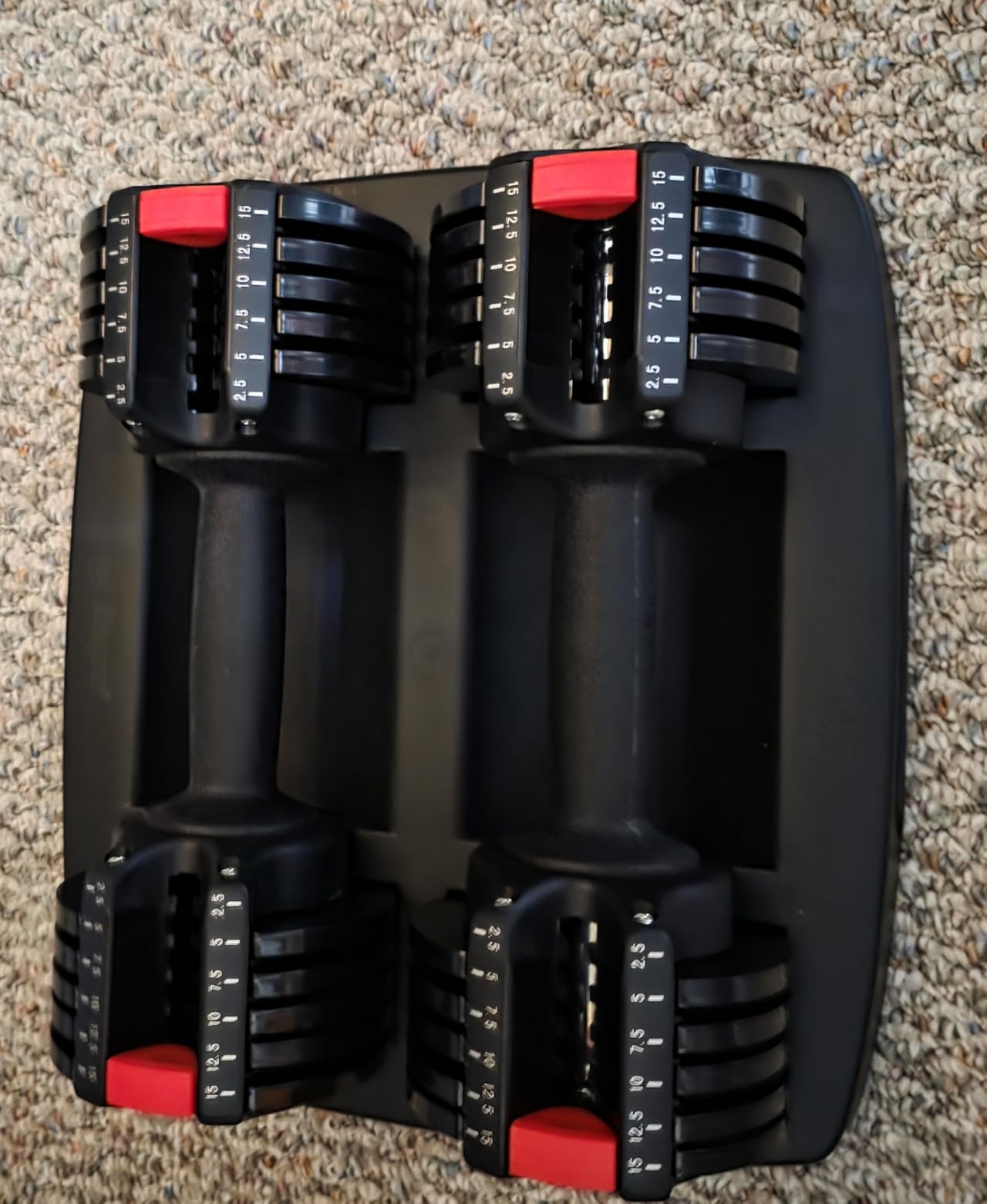 Lifepro Adjustable Dumbbells & Weights for Home Gym, Quick-Adjust customer photo 2