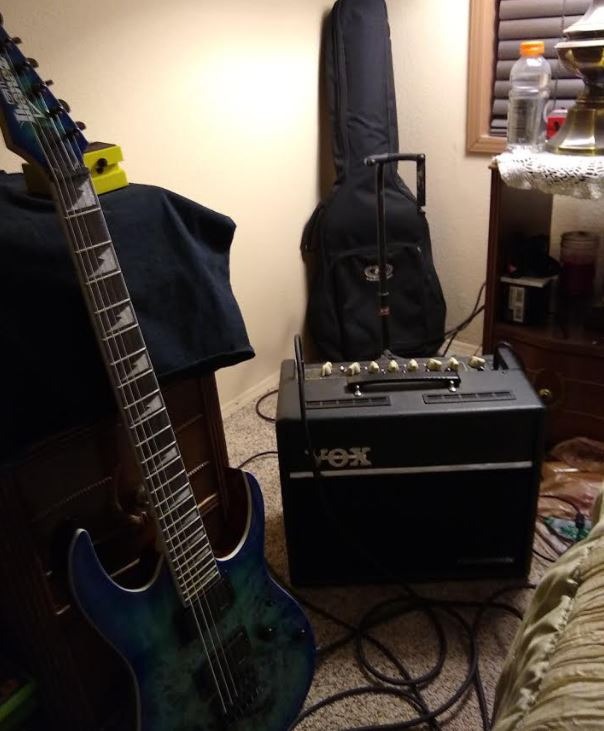 Ibanez GIO GRGR221PA Electric Guitar - Aqua Burst customer photo 2
