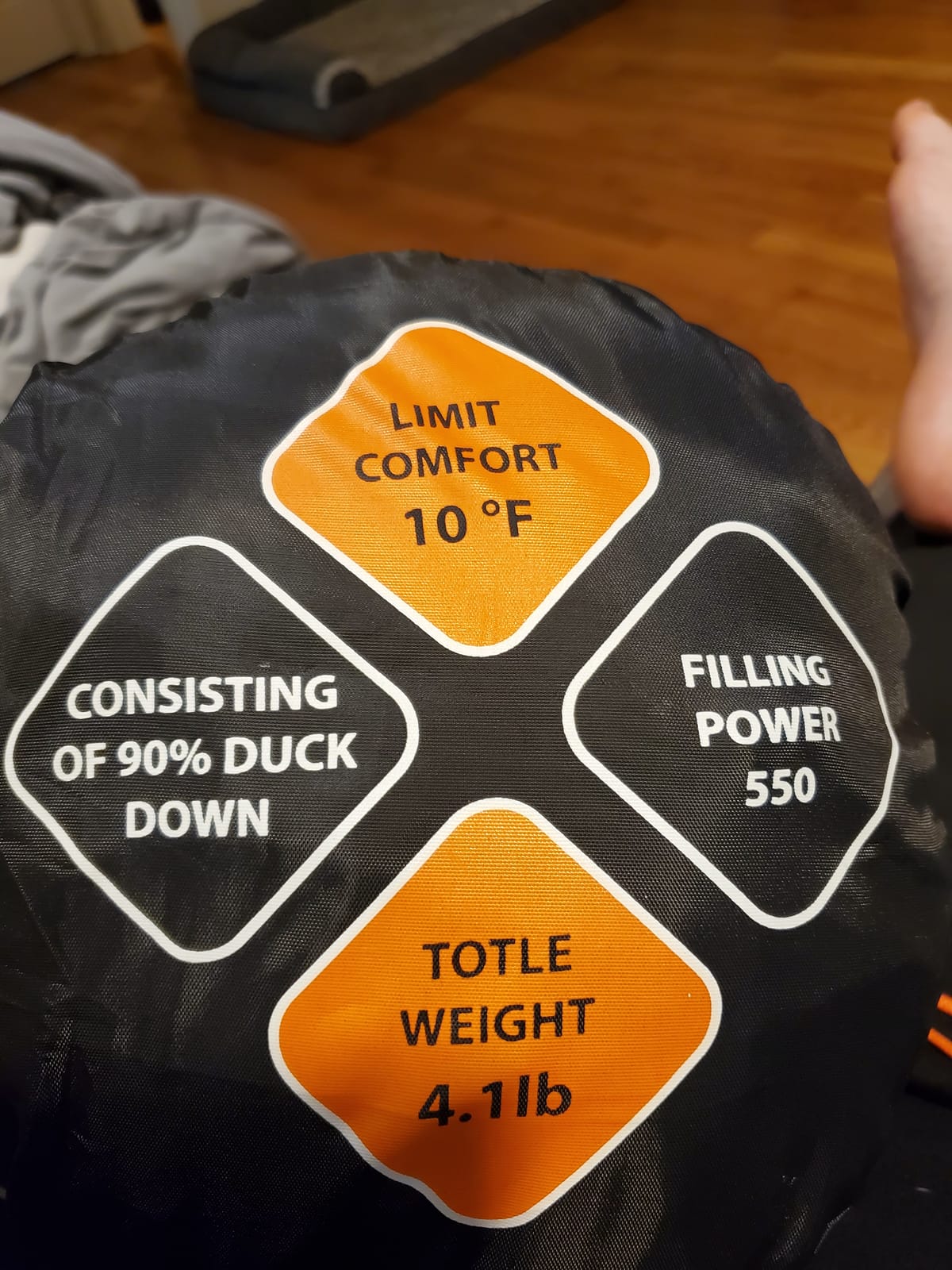 ZOOOBELIVES 10 Degree Down Sleeping Bag for Adults, 4-Season Cold-Weather Mummy Bag, Roomy Fit, 550+ Fill Power Warmth, Lightweight & Compressible for Car Camping, Backpacking & Hunting - AlpliveD1500 customer photo 2