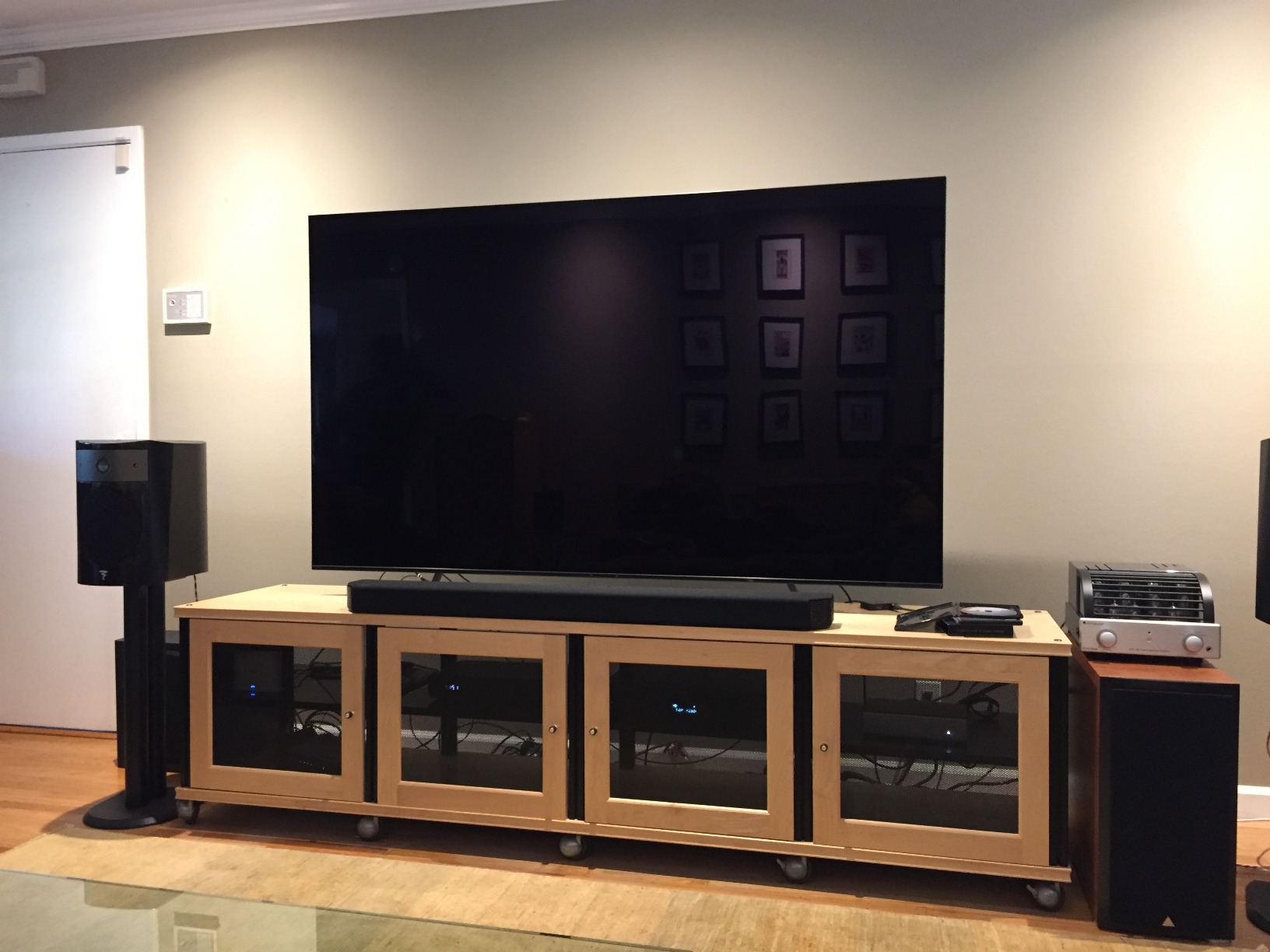 SAMSUNG HW-Q950A 11.1.4ch Soundbar with Dolby Atmos/DTS:X Alexa Built in(2021), Black customer photo 2