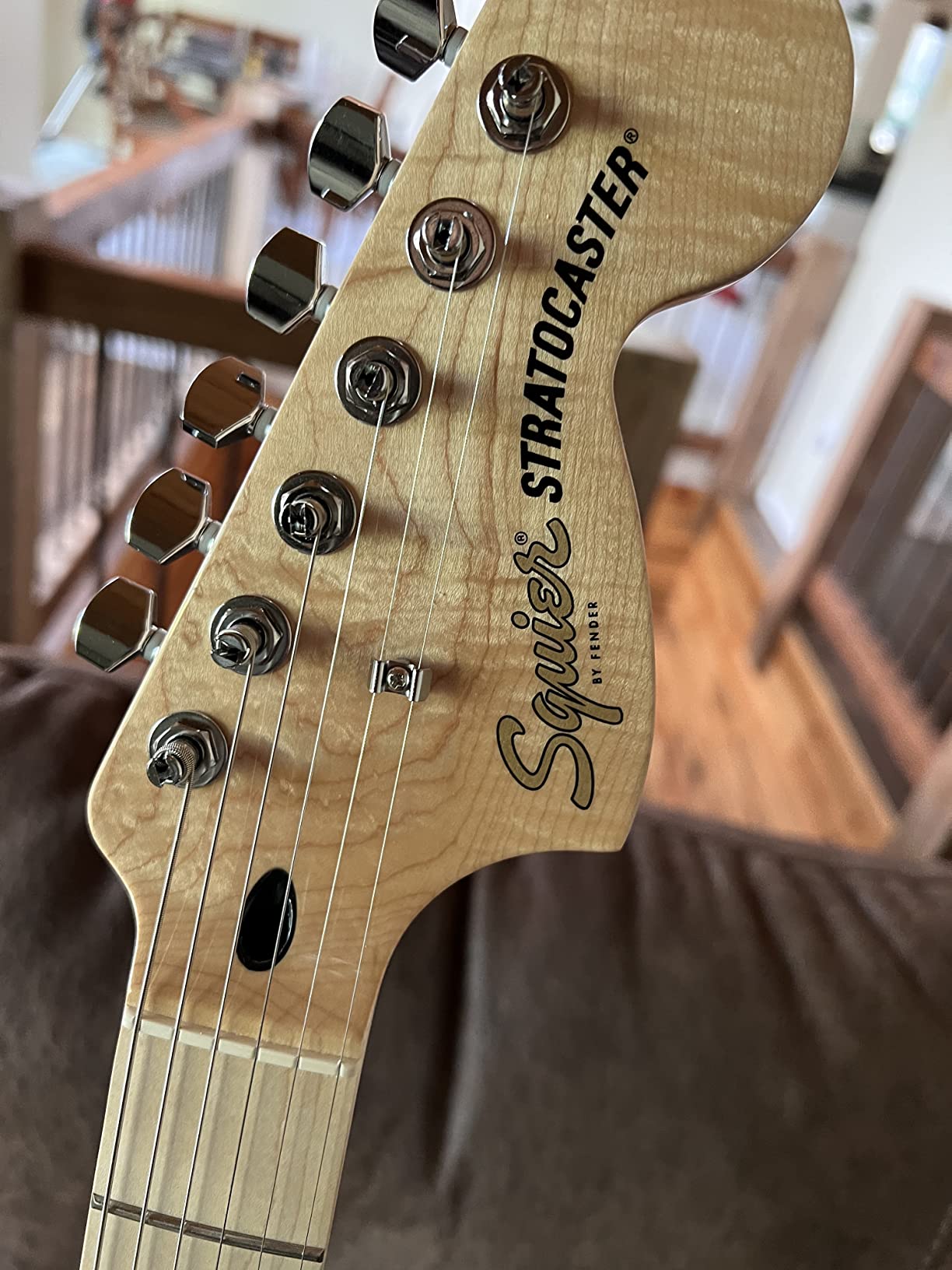 Fender Squier Series Affinity Stratocaster Electric Guitar, Olympic White customer photo 1