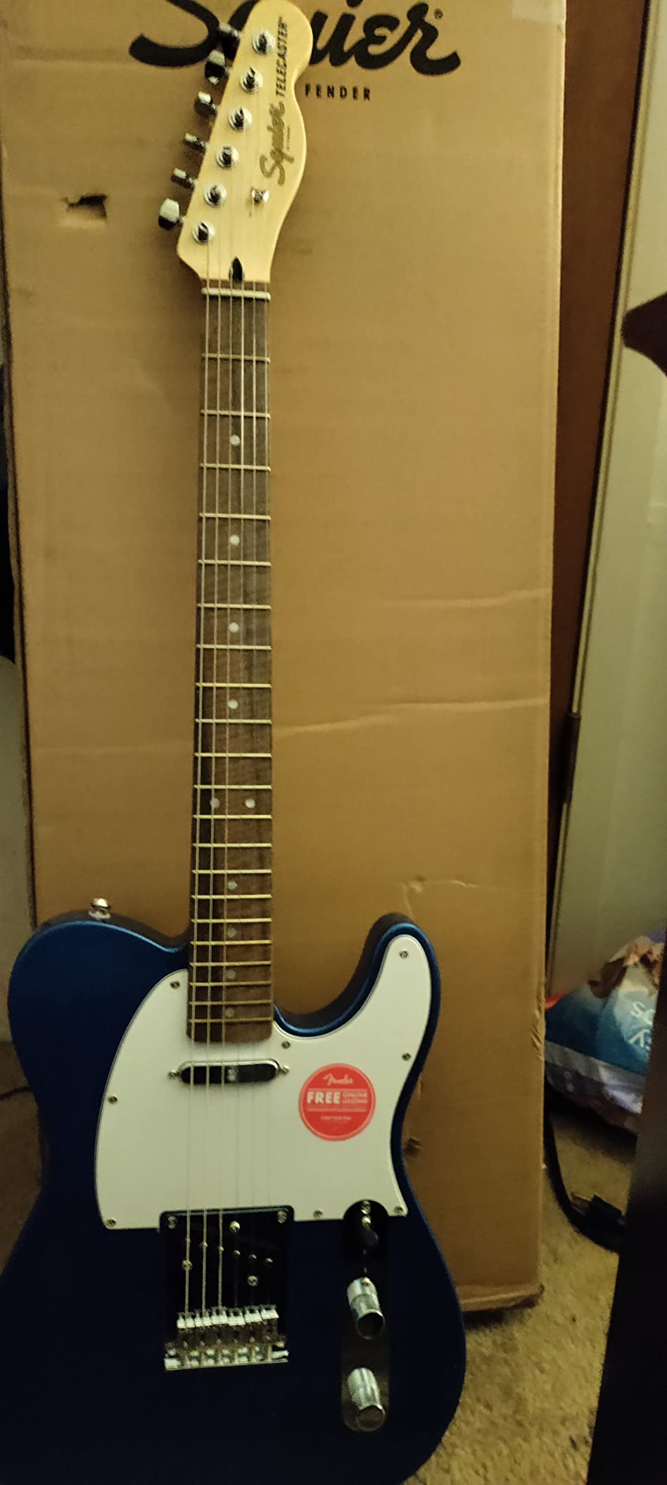 Squier Affinity Series Telecaster Electric Guitar, with 2-Year Warranty, Olympic White, Laurel Fingerboard customer photo 2