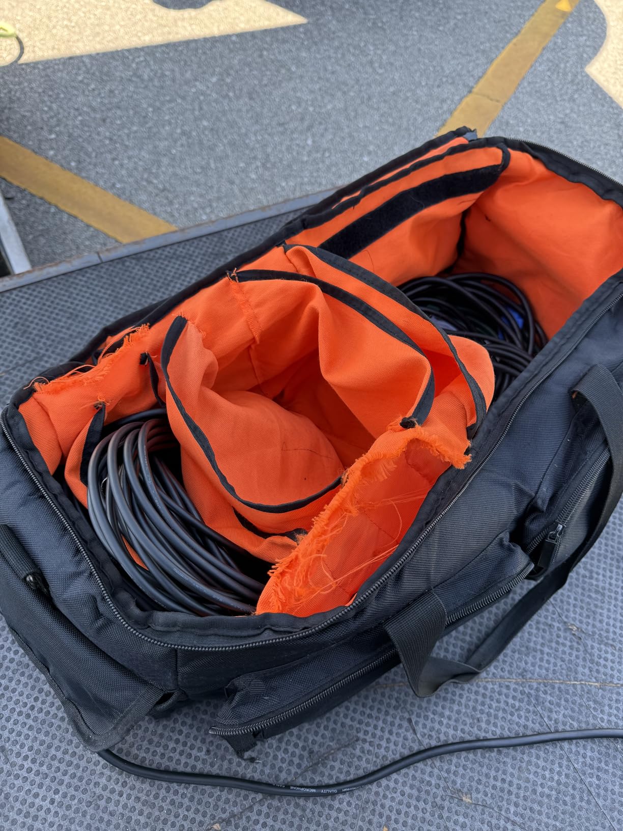 Trunab DJ Cable File Bag with Detachable Padded Bottom and Dividers customer photo 2
