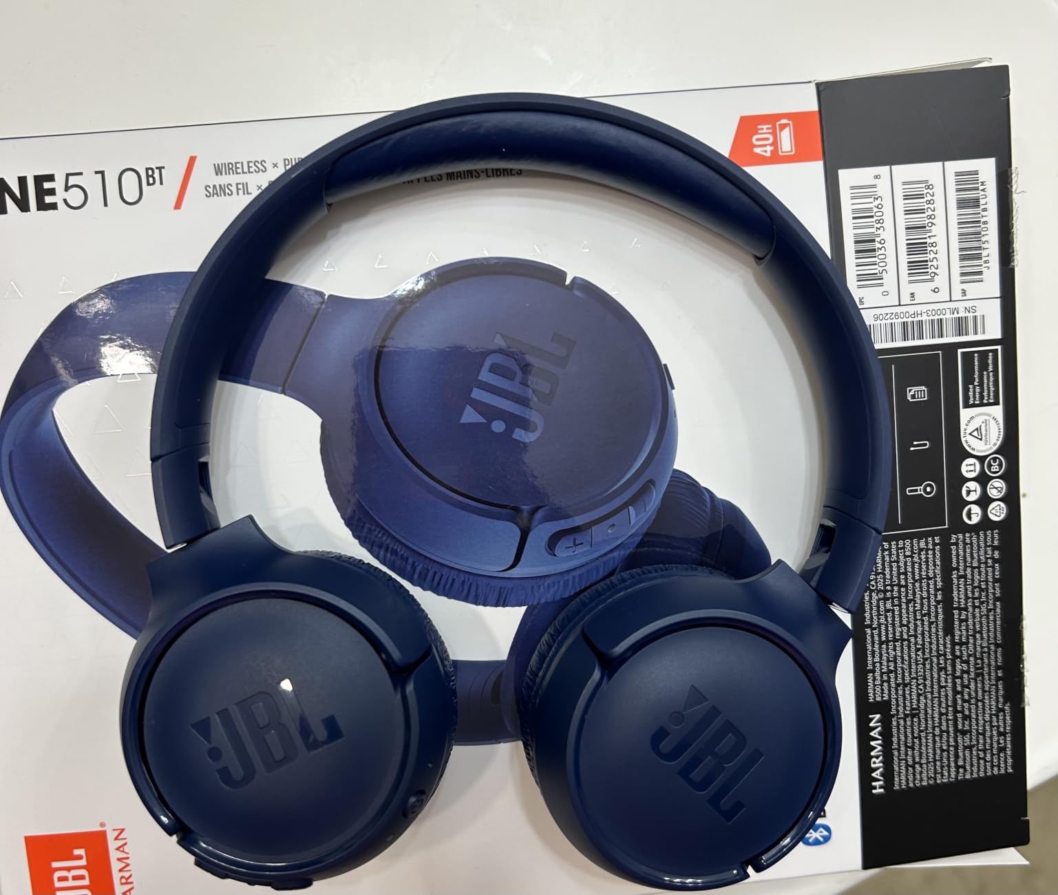 JBL Tune 510BT - Wireless On-Ear Headphones - Rose customer photo 1