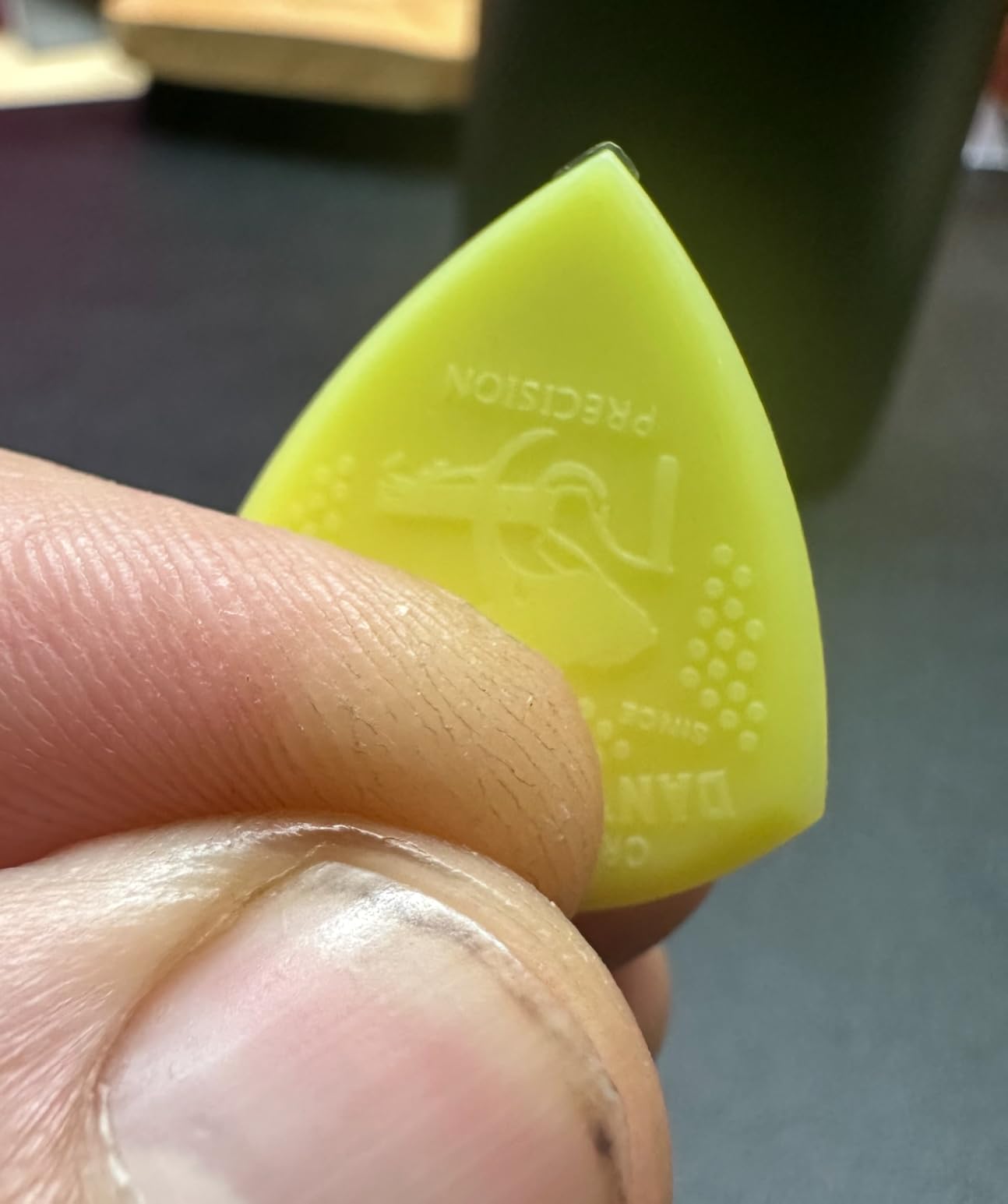Dan's Guitar Store - Precision Pick - 10-Pack - Grippy Precision High-Visibility Plectrums for Professionals customer photo 2