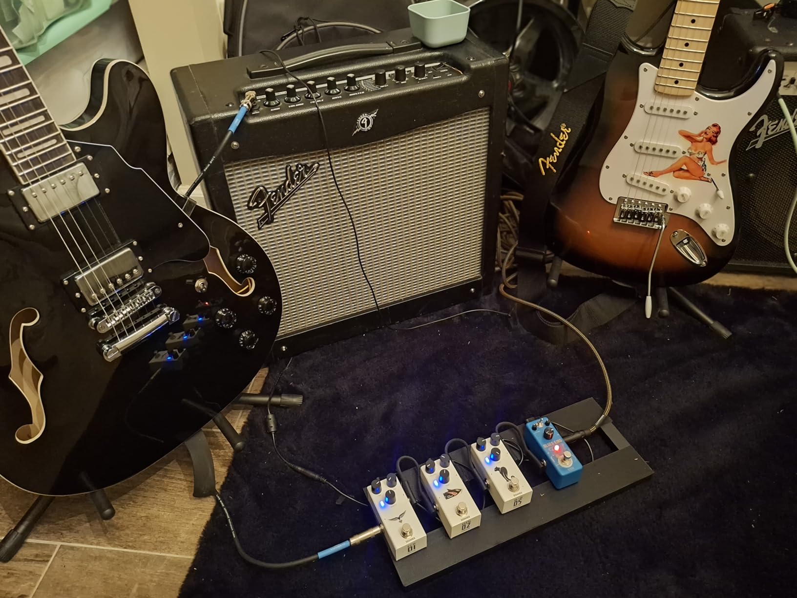 VSN Tuner Pedal,Chromatic Guitar Tuner Pedal Fast and Accuate Tuner for High Precision ± 1 Cent with Pitch Indicator for Electric Guitar and Bass True Bypass Tuning apparatus for musical instruments customer photo 1