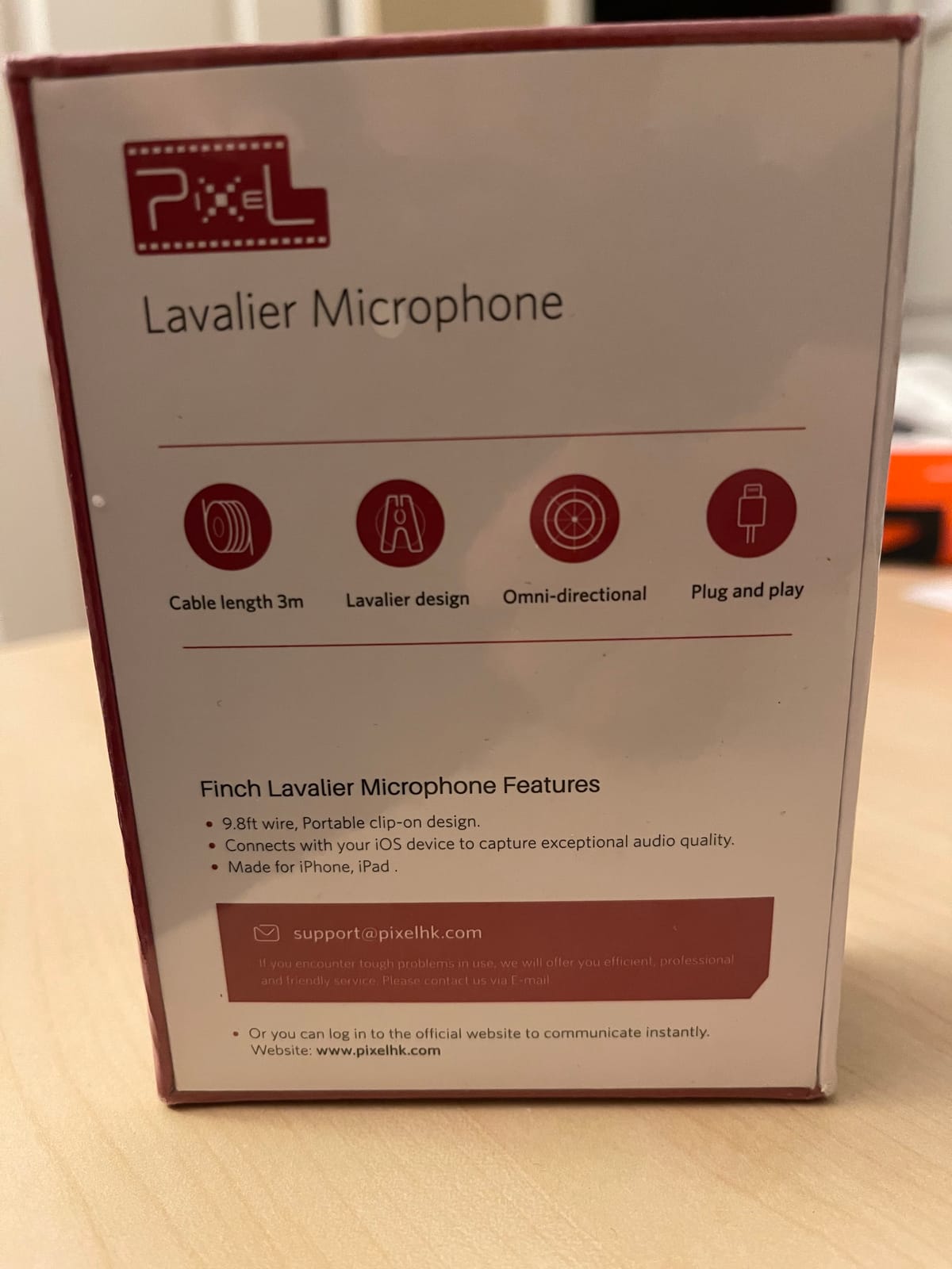PIXEL Lavalier Microphone for iPhone (Apple MFi-Certified) | Lav Mic for Vlogging | External Microphone for Video Recording, Compatible with All Lightning Devices (10ft) customer photo 2