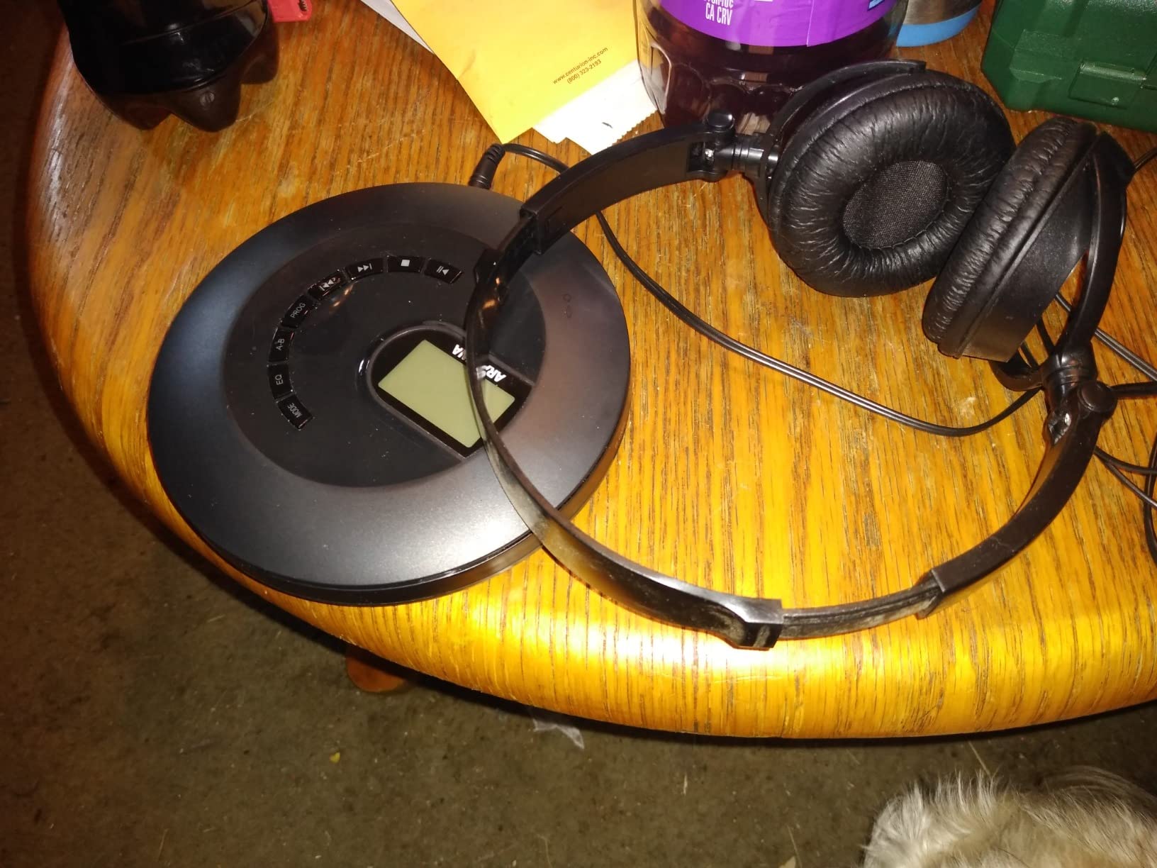 CD Player Portable with Headphone, Rechargeable, LCD Display, Backlight customer photo 2