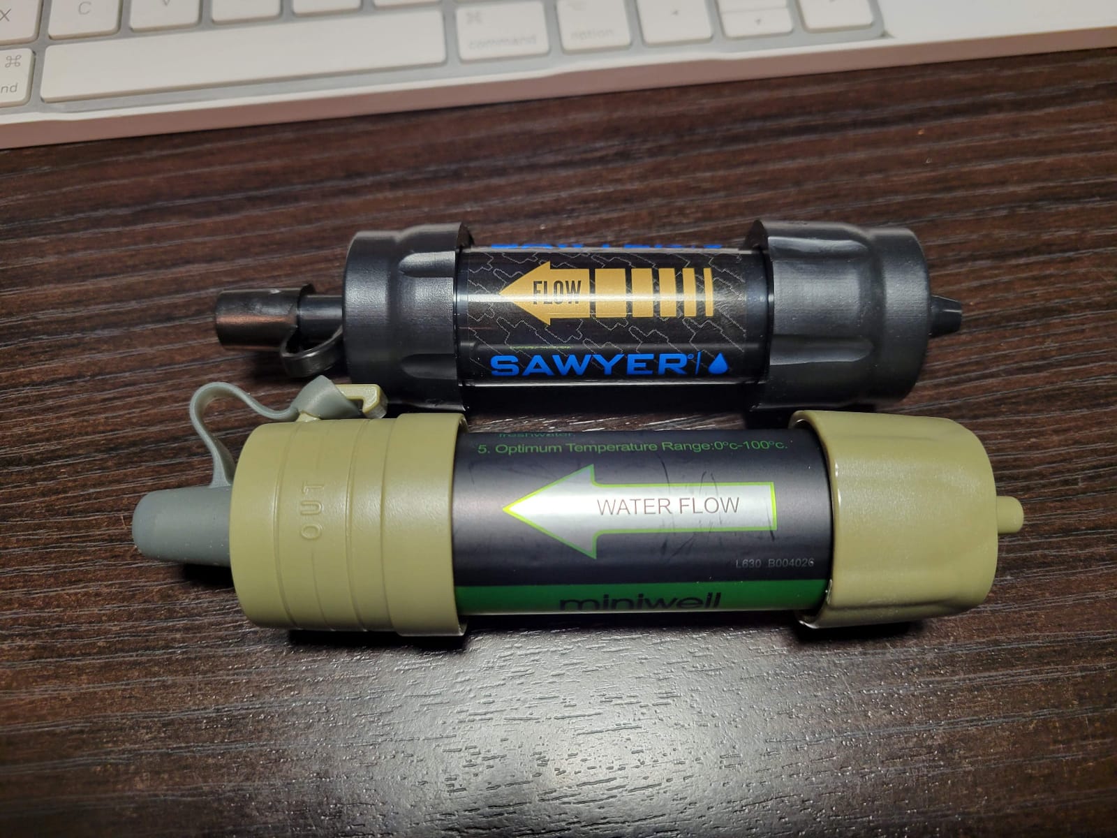 Miniwell Ultralight Gravity Water Filter Straw - Versatile Hiker Kit with Reservoir and Bottles. Emergency Hurricane Storm Supplies customer photo 1