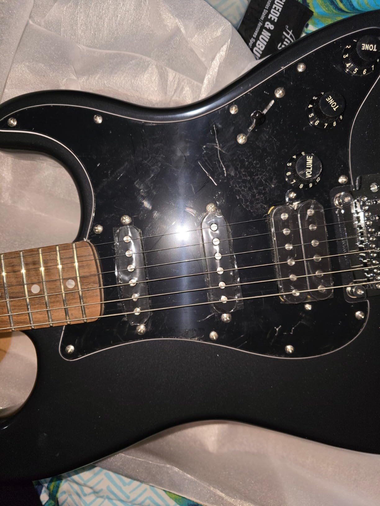 Squier Affinity Series Stratocaster Electric Guitar Kit, Lake Placid Blue customer photo 1