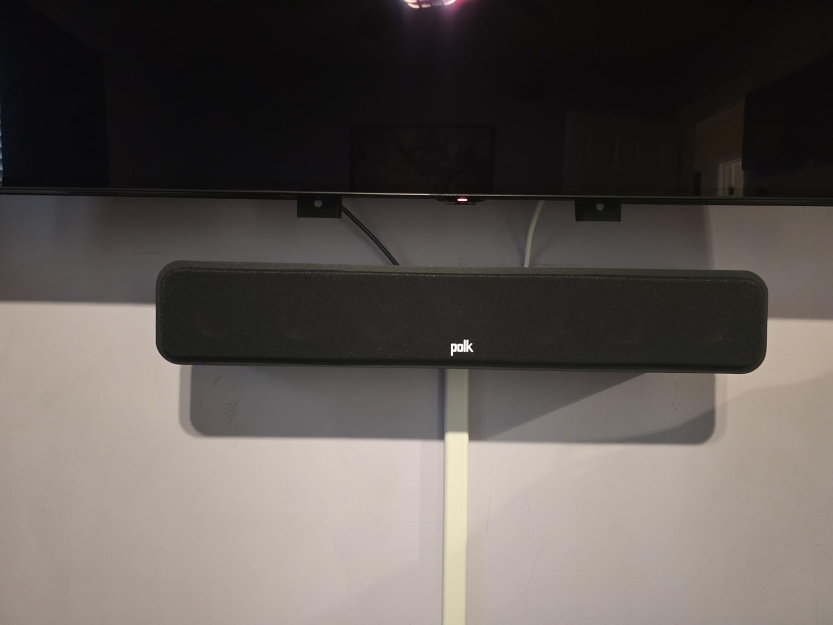 Polk Audio Signature Elite ES35 Slim Center Channel Speaker, Stunning Black customer photo 2