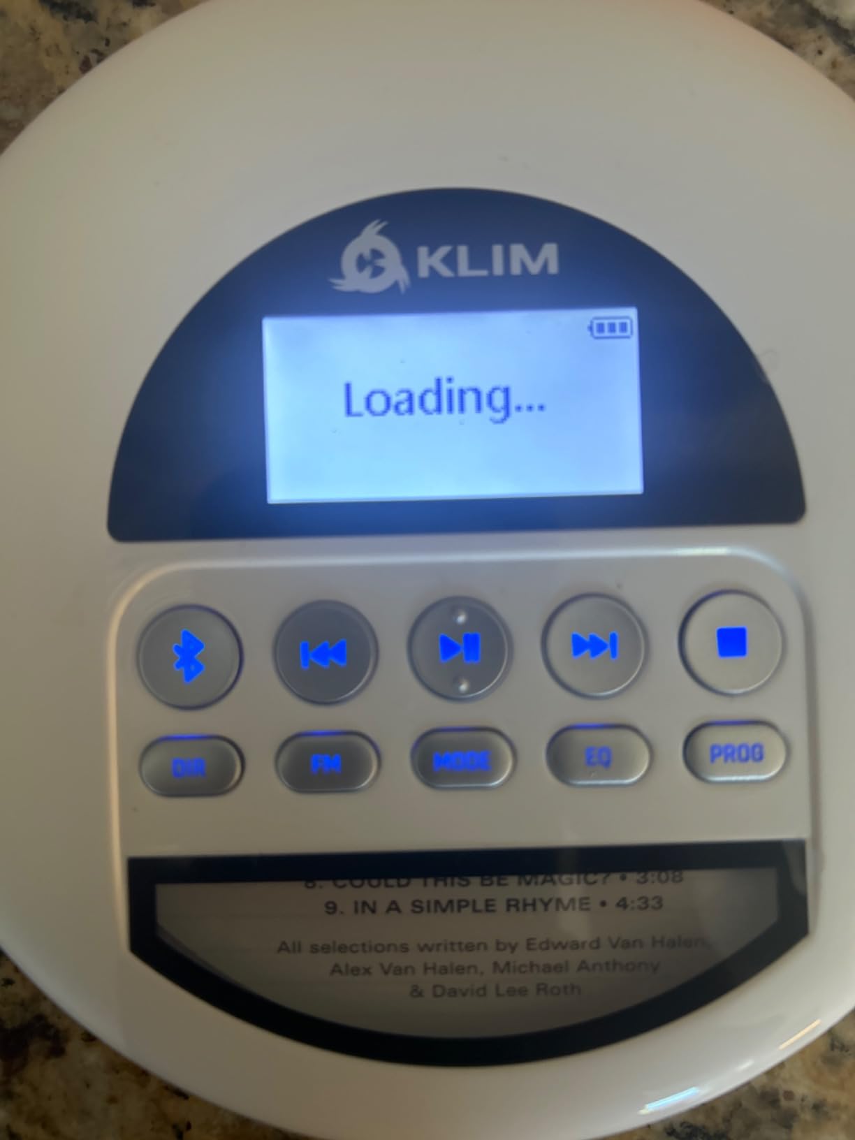 Portable CD Player with Long-Lasting Battery - FM Radio and Bluetooth customer photo 1