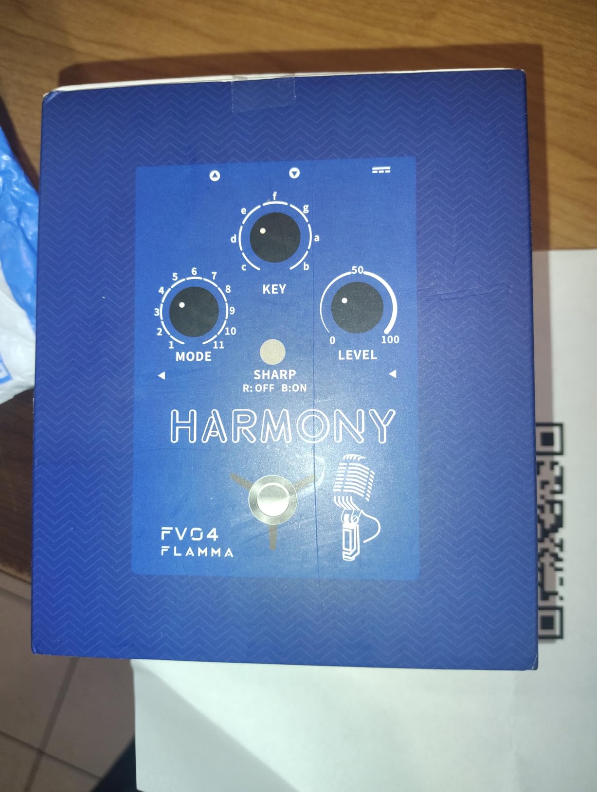 FLAMMA FV04 Vocal Harmony Pedal Vocal Effects Processor Stompbox Voice Mic Harmonizer with Reverb 12 Pitches with 11 Different Harmony Modes All-In-One for Singer and Guirist Singing Recording customer photo 1