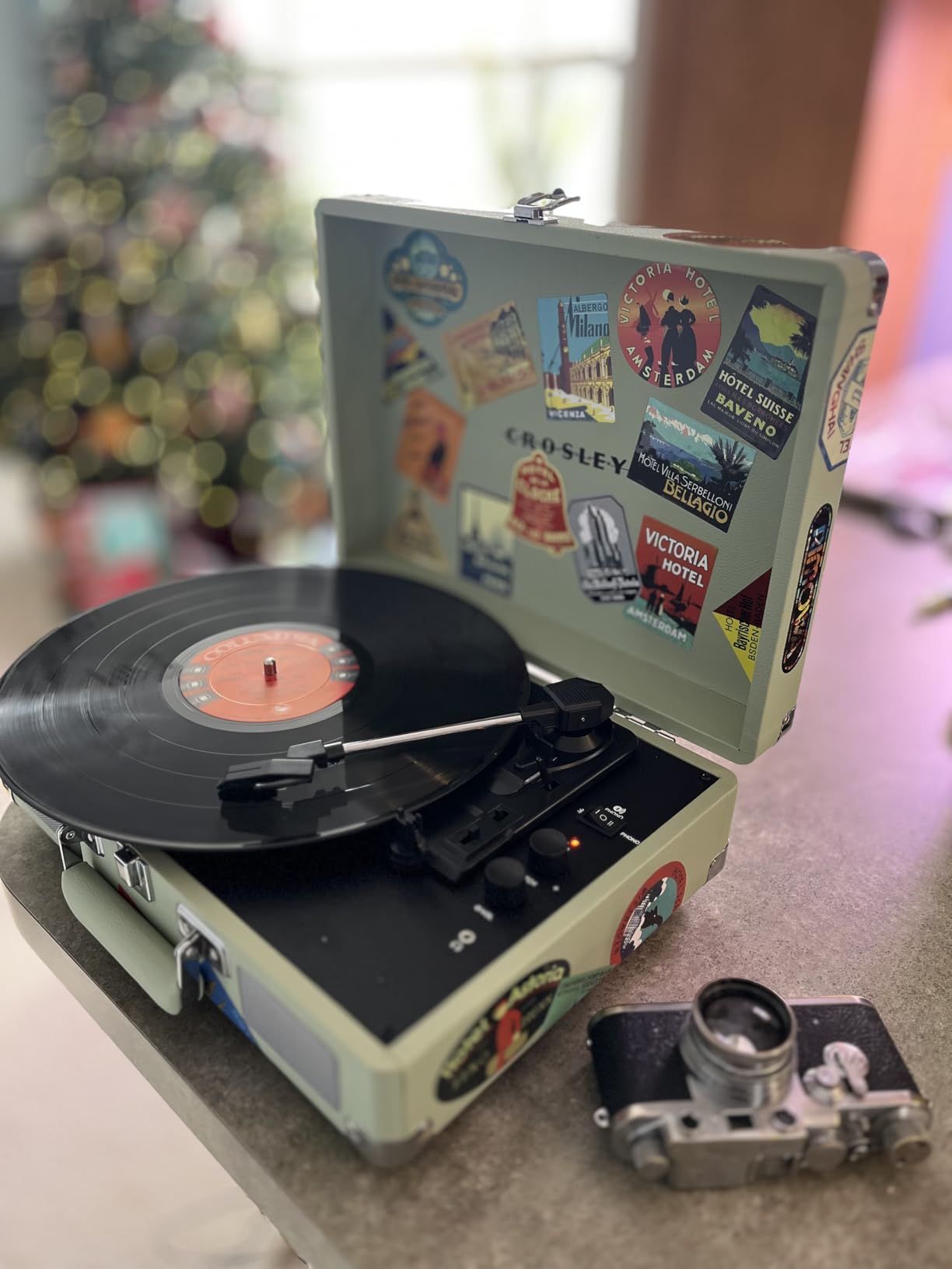 Crosley CR8005F-MT Cruiser Plus Record Player, Mint customer photo 2