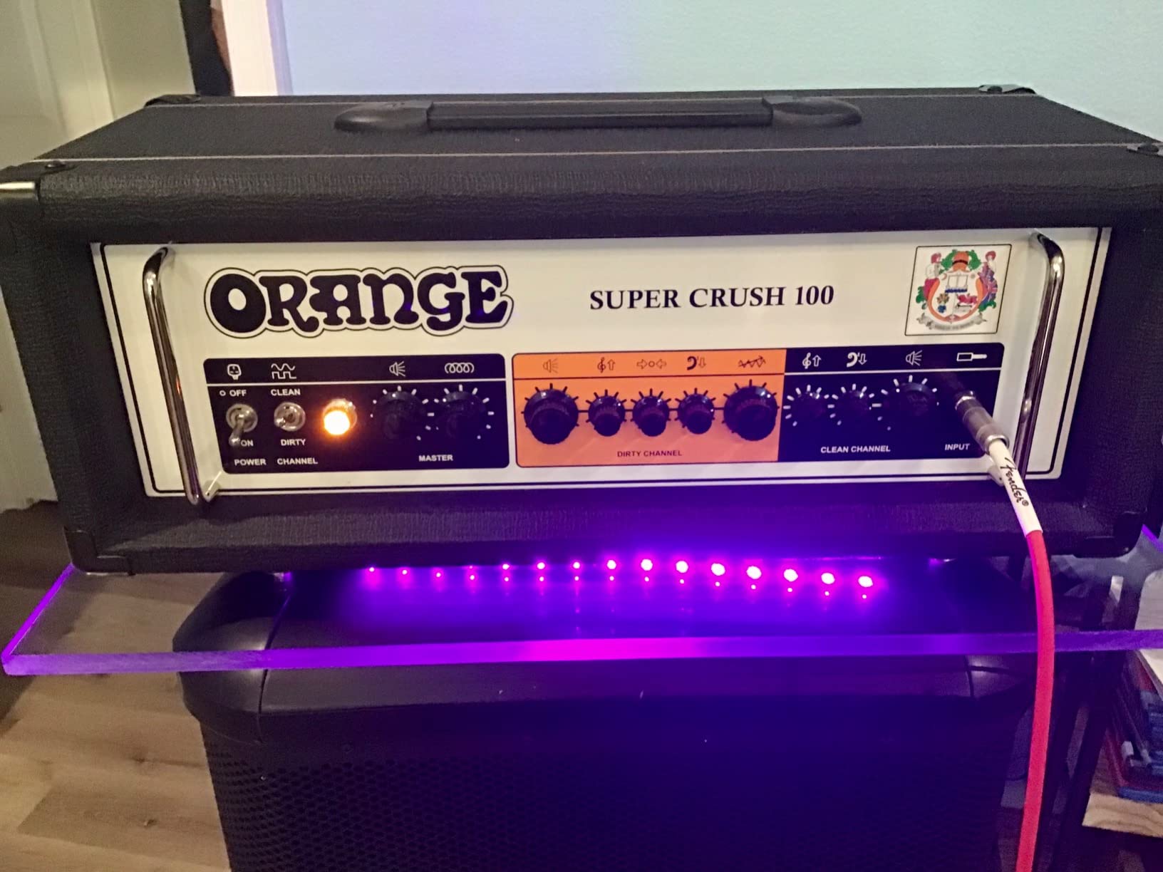 Orange Super Crush 100 Watt Amplifier Head, Black customer photo 1