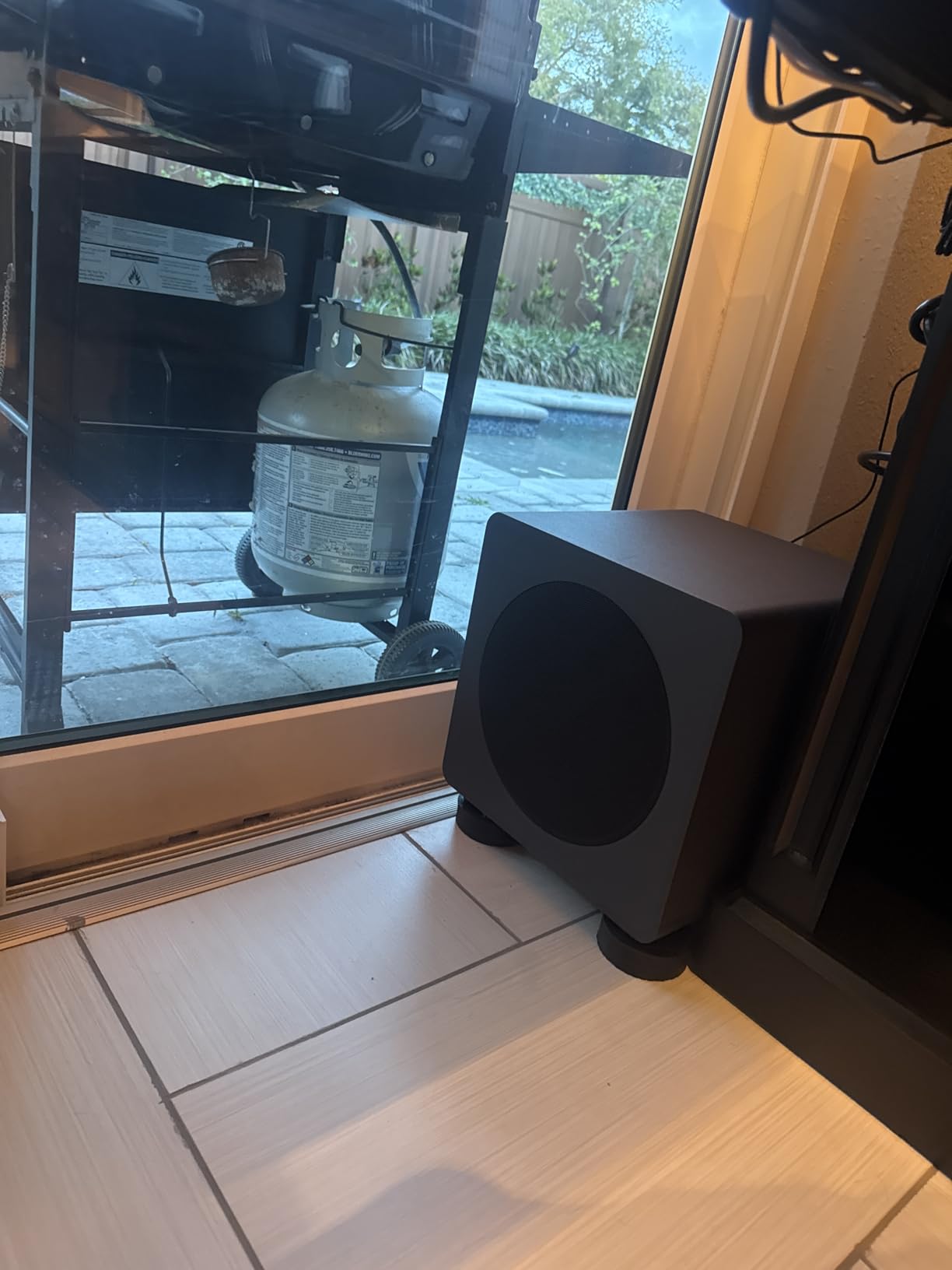 Kanto SUB8VMB Sealed Powered Subwoofer | 300W Peak Power | 8