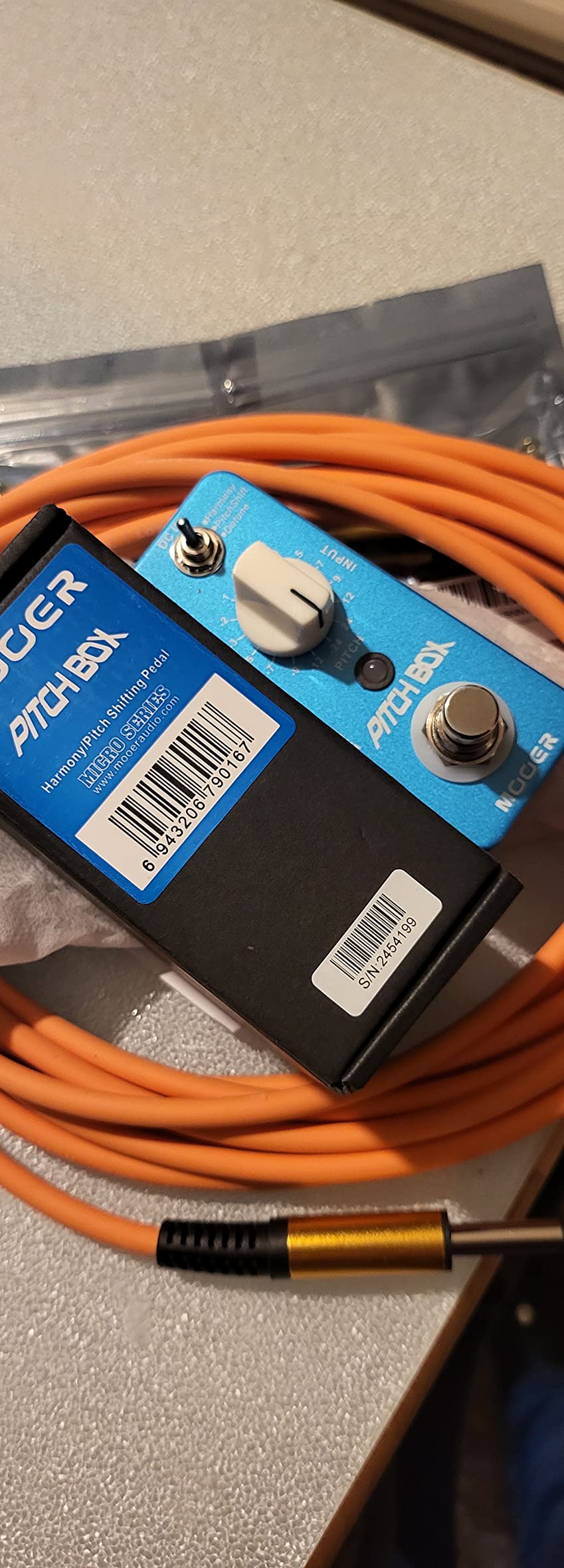 Mooer Drop Pitch Harmonizer Guitar Effect Box - MPS1 Octave Pitch Box Guitar Harmonizer Pedal with True Bypass customer photo 1
